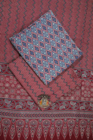 blue-flower-ajrak-cotton-dress-materials-ac000391-a