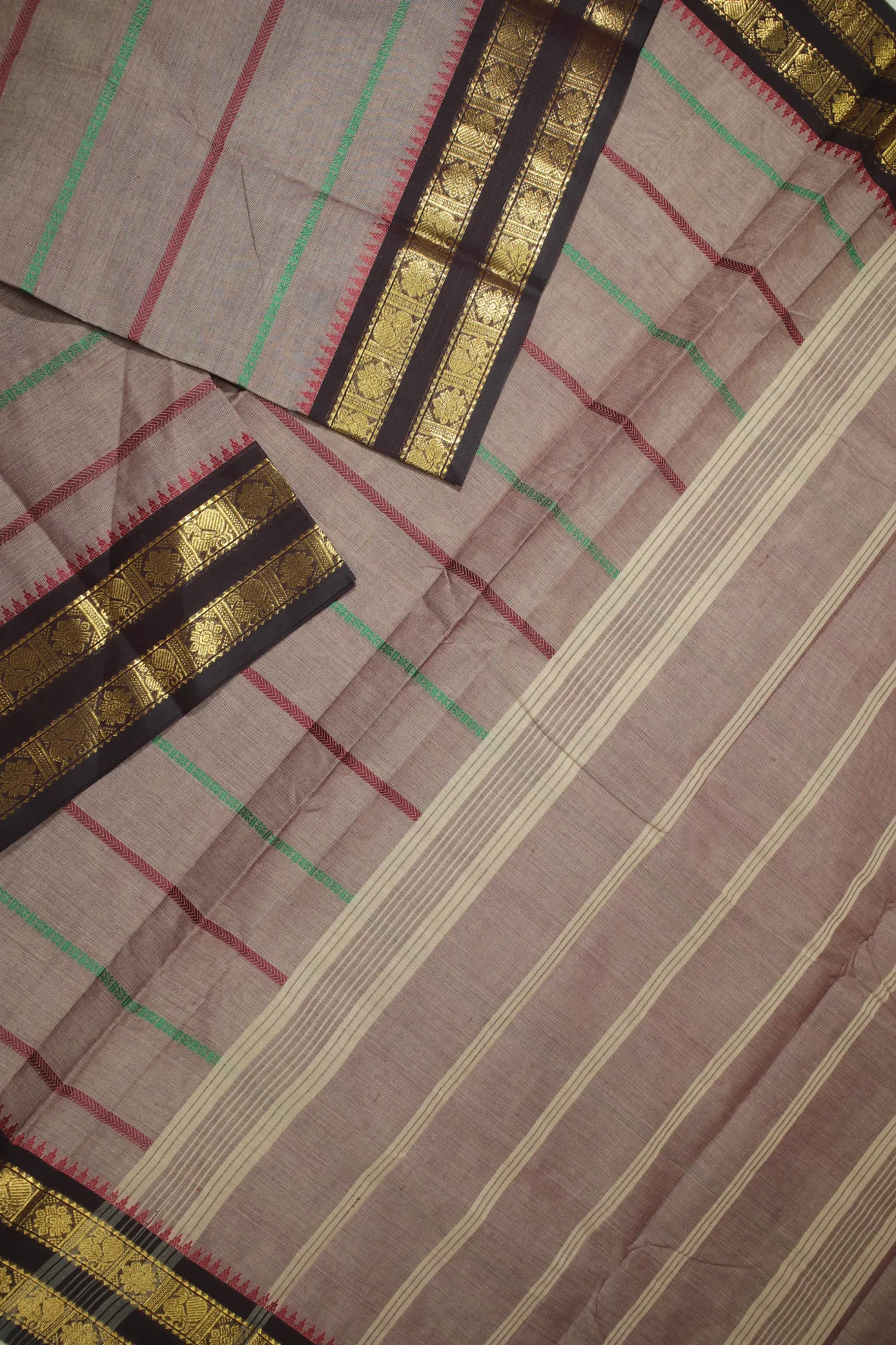 brown-rettai-pettu-horizontal-stripes-flower-grand-chettinad-saree-gc001872-b
