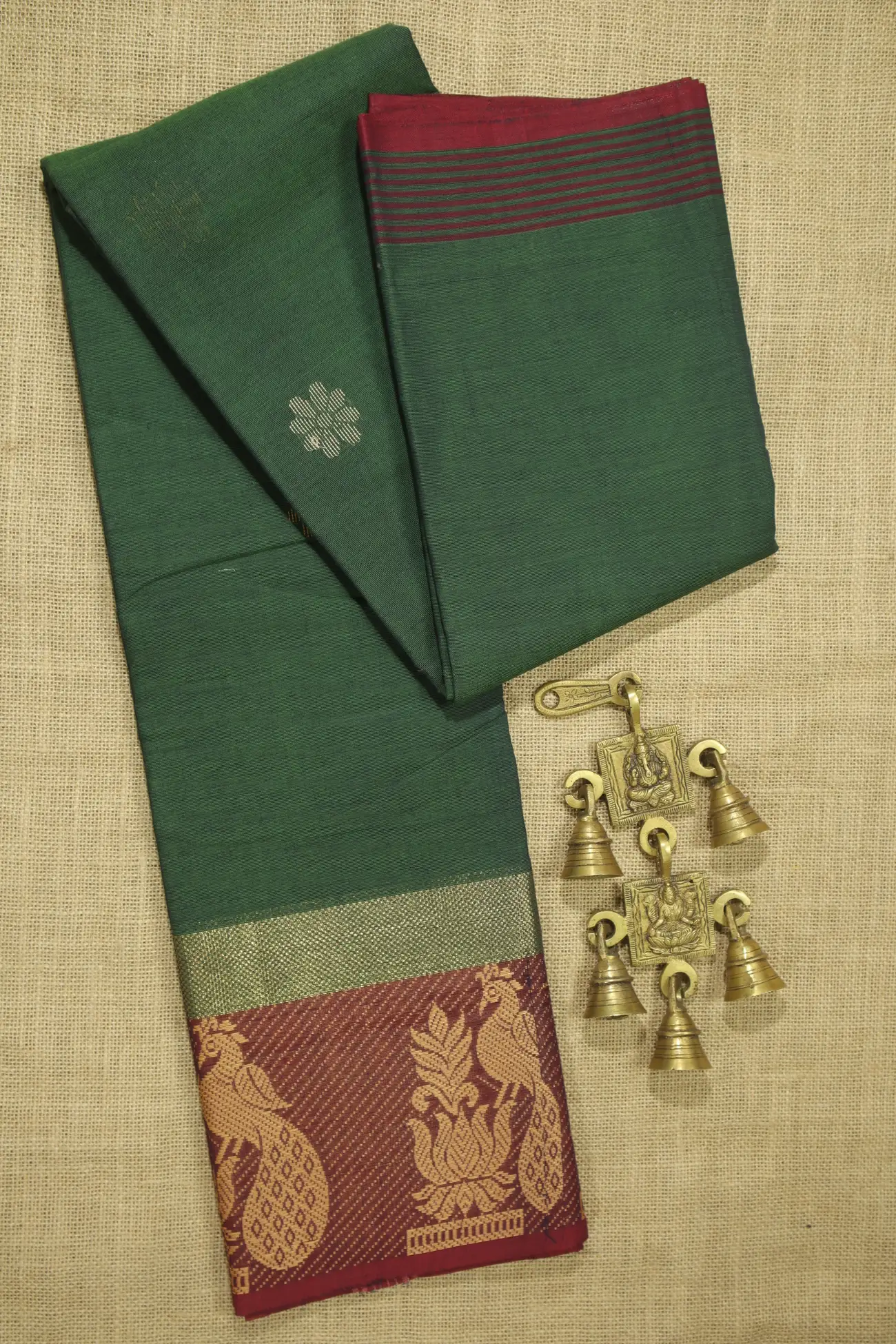dark-green-peacock-grand-border-saree-gb000528-a