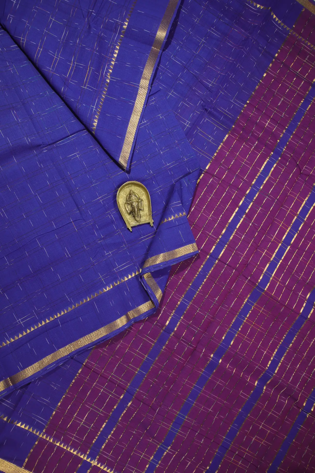 blue-checked-bavanji-border-mangalagiri-saree-ml002625-a