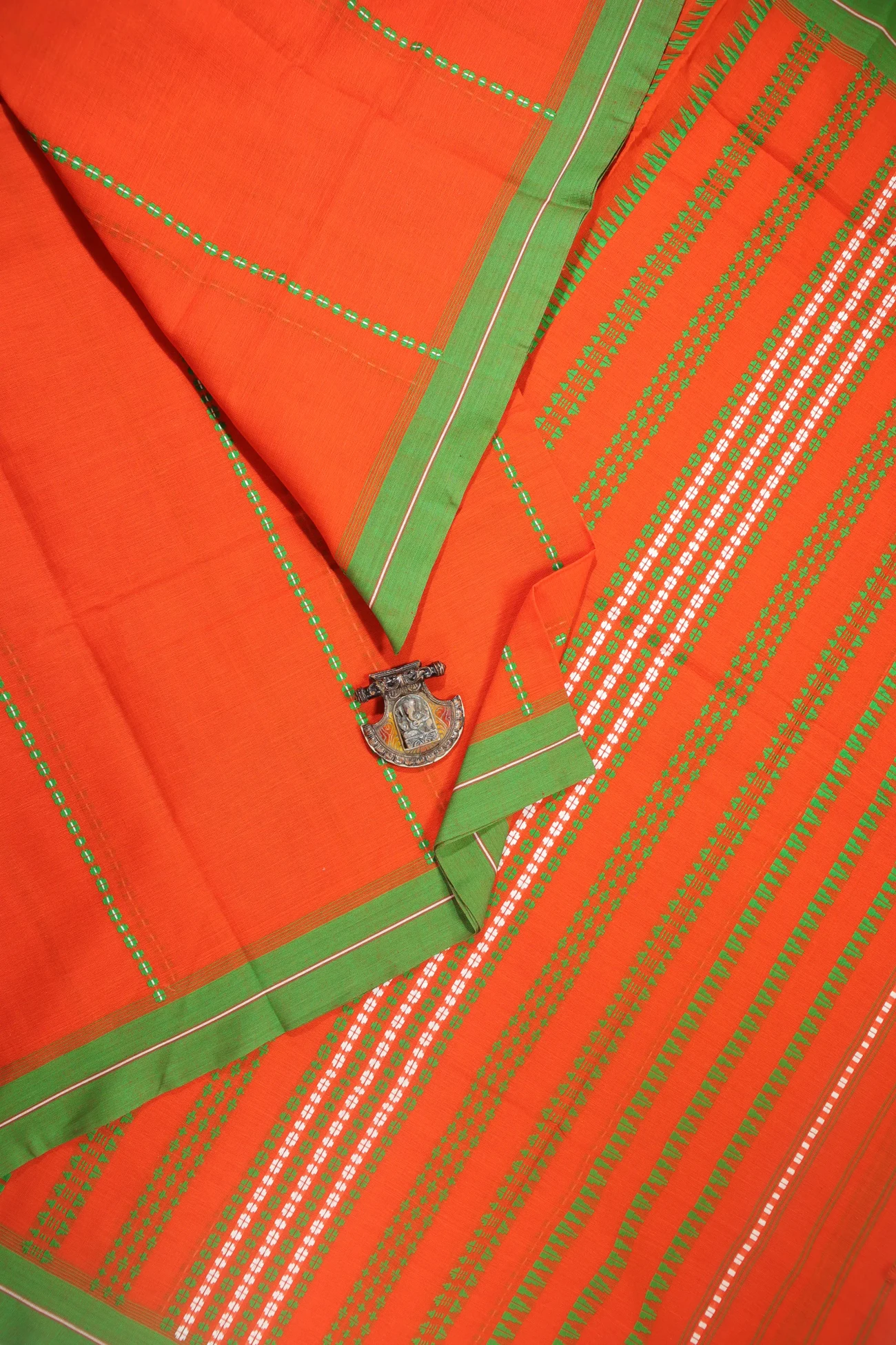 orange-vertical-stripes-begumpuri-sarees-kv001449-a