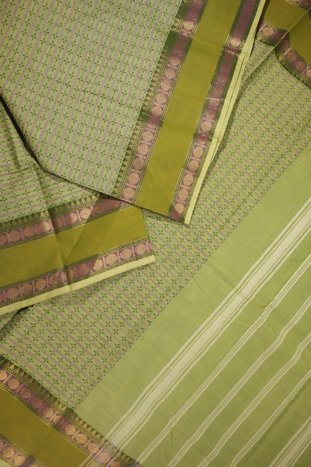 dark-sea-green-plus-checked-ruthratcham-kanchi-cotton-saree-uu005430-b