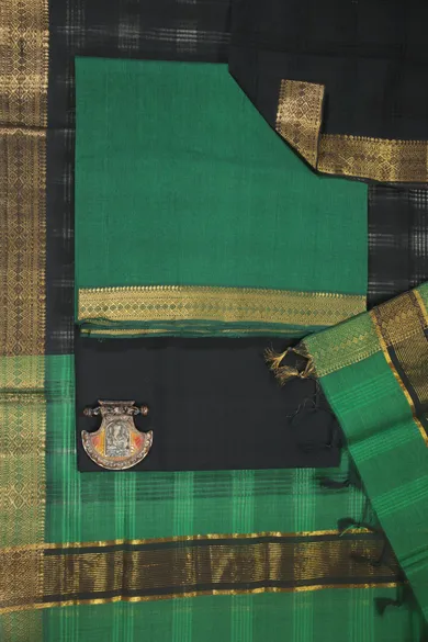 dark-green-nizam-border-mangalagiri-cotton-dress-material-mlc000326-a