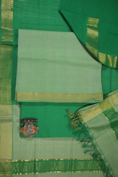 pista-green-nizam-border-mangalagiri-cotton-dress-material-mlc000335-a