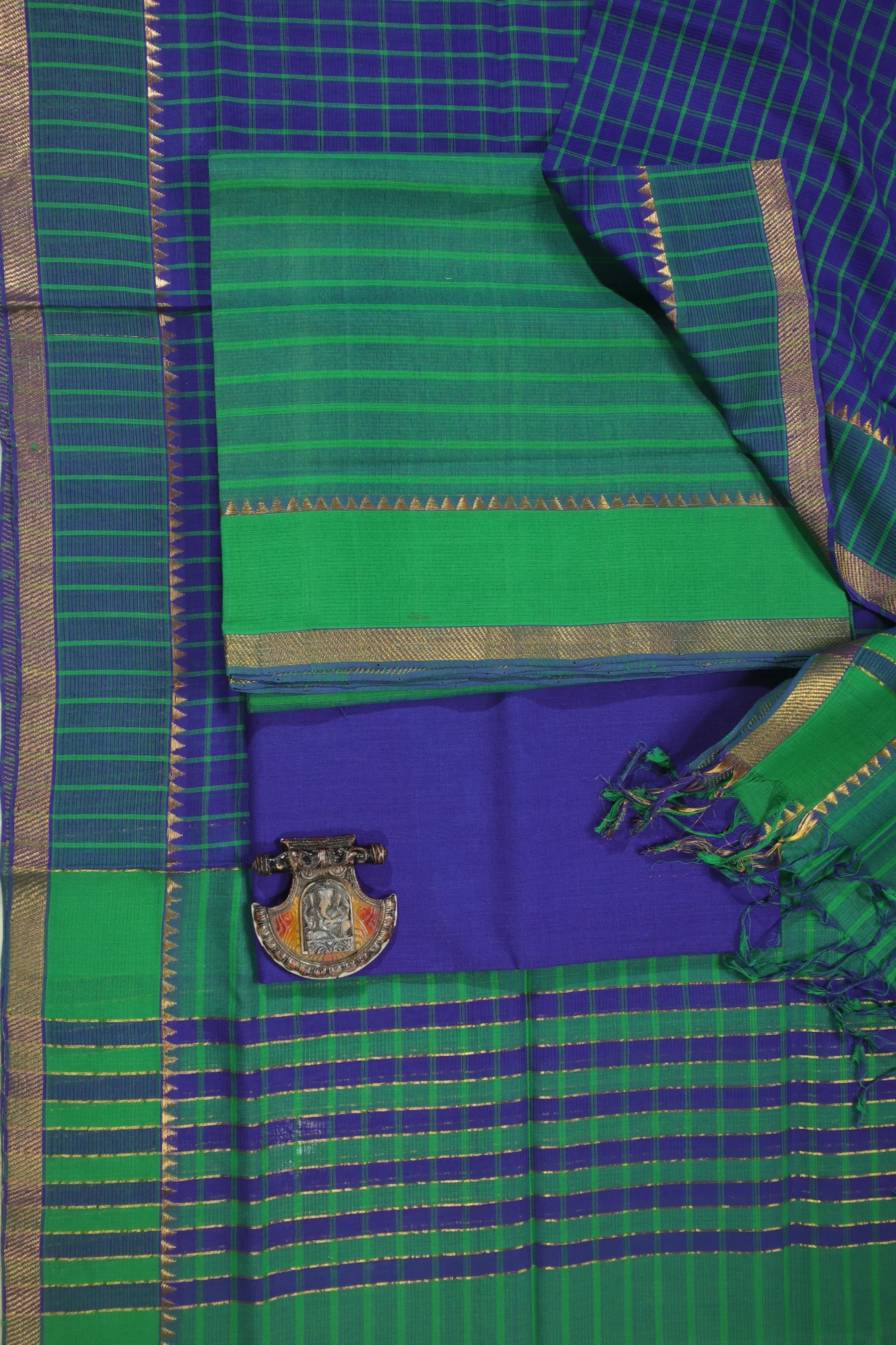 green-horizontal-stripes-mangalagiri-cotton-dress-material-mlc000332-a