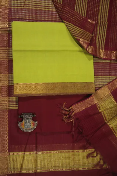 yellow-green-nizam-border-mangalagiri-cotton-dress-material-mlc000328-a