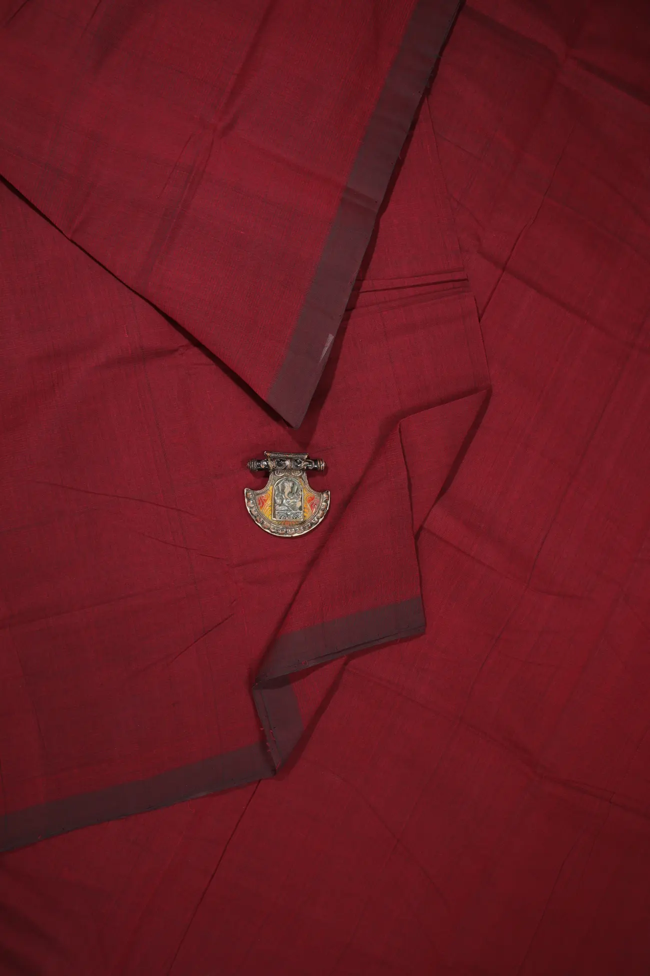 dark-maroon-plain-mangalagiri-saree-ml002537-a