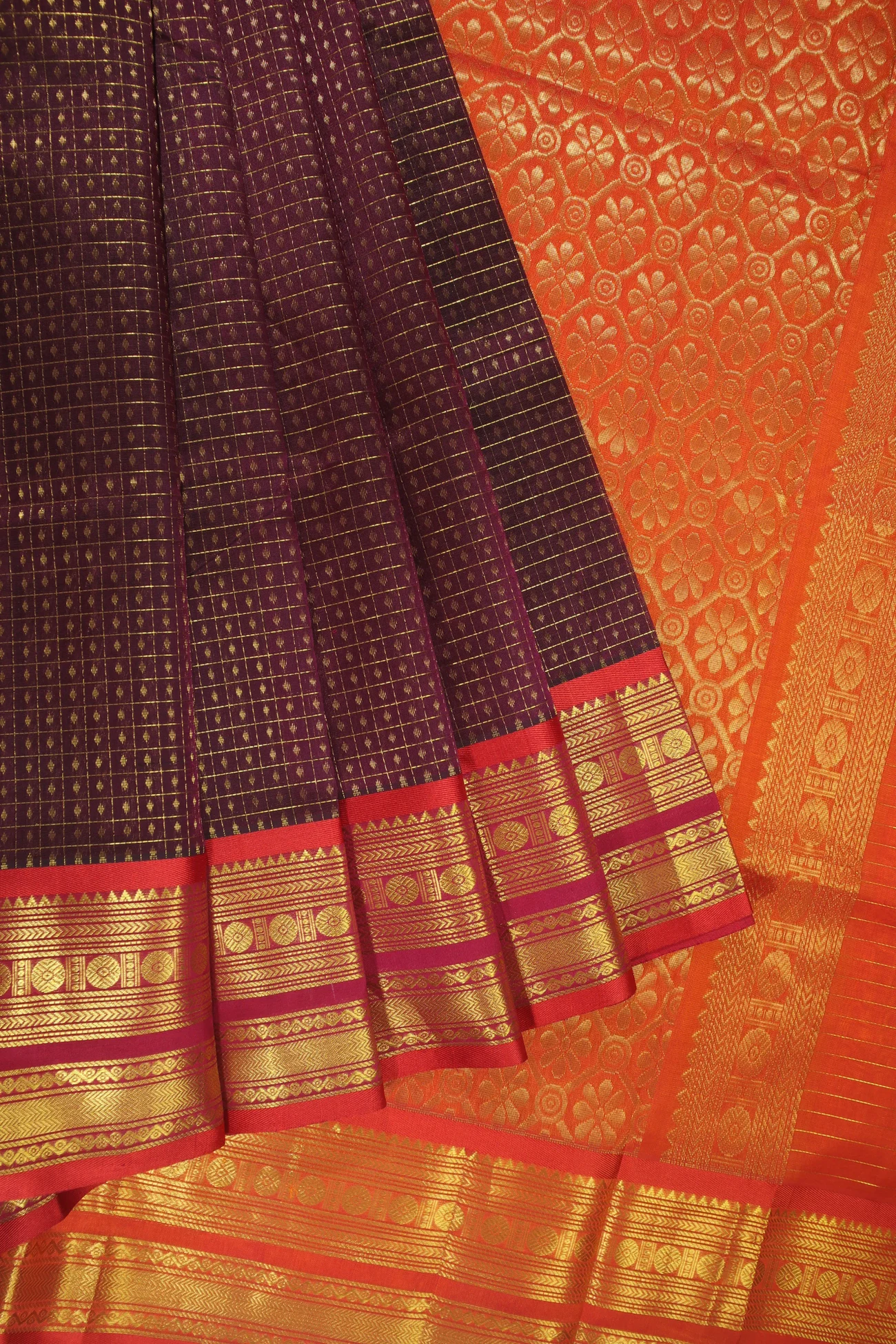 dark-magenta-laksha-deepam-silk-cotton-saree-sc002919-a