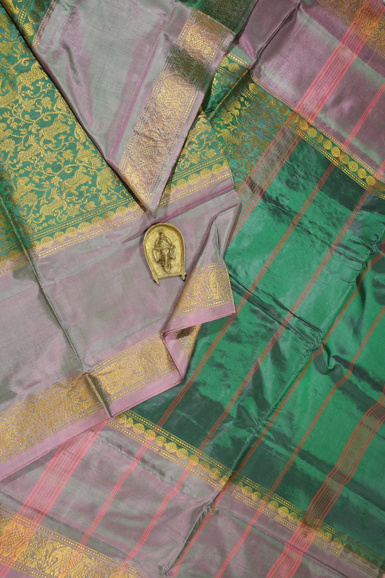 dark-green-vanasingaram-banana-pith-saree-bps000519-a