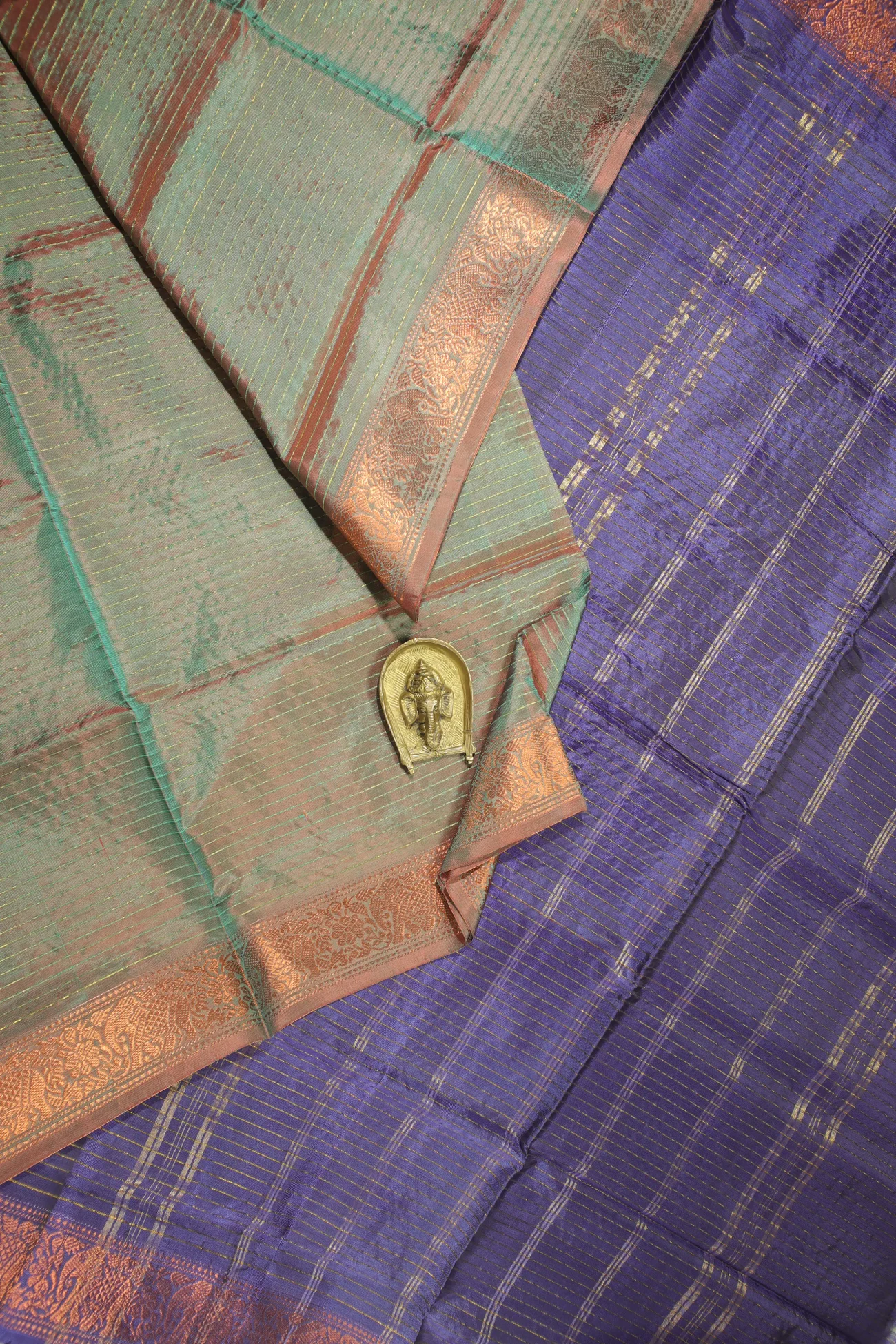 olive-vaira-oosi-diamond-needle-banana-pith-saree-bps000496-a