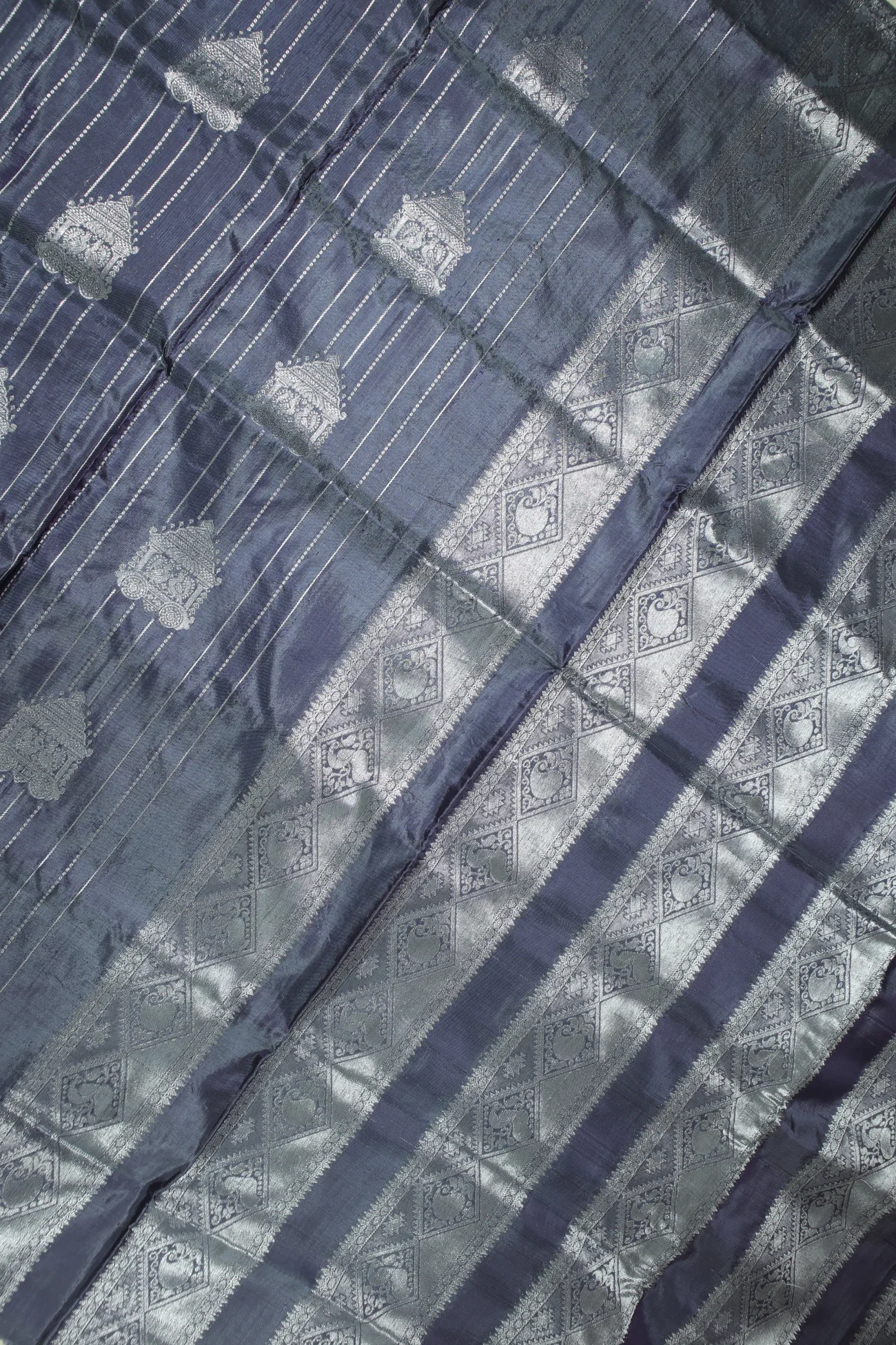 gray-chariot-peacock-banana-pith-saree-bps000470-c