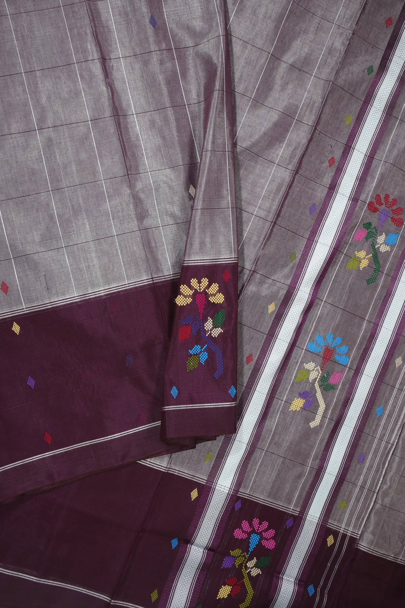 rosy-brown-flower-chedi-butta-saree-cb000518-b