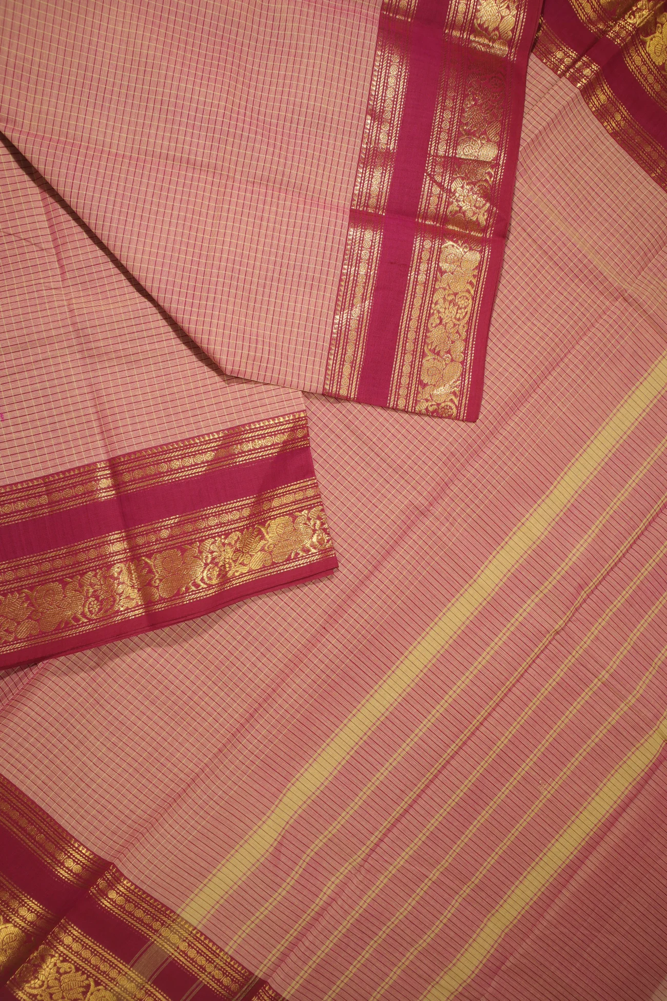 pale-violet-red-peacock-ruthratcham-checked-saree-ck002569-b