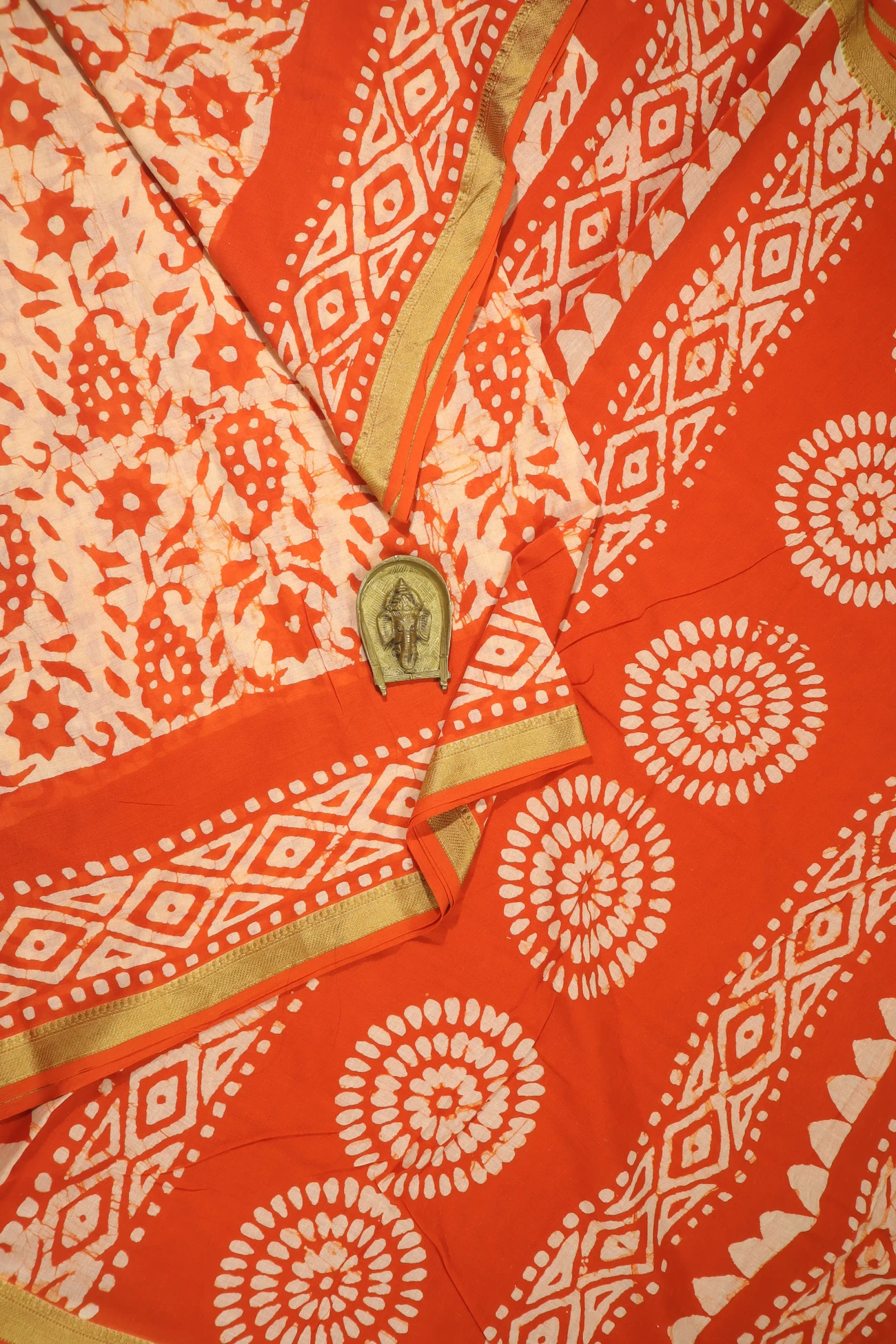 orange-batik-mulmul-cotton-saree-mm001854-a