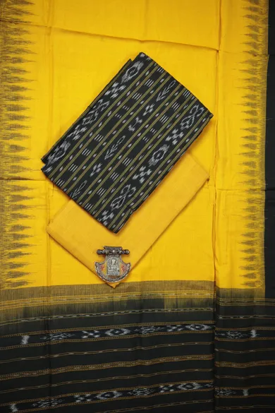 black-ikat-ikat-dress-materials-ic000536-a