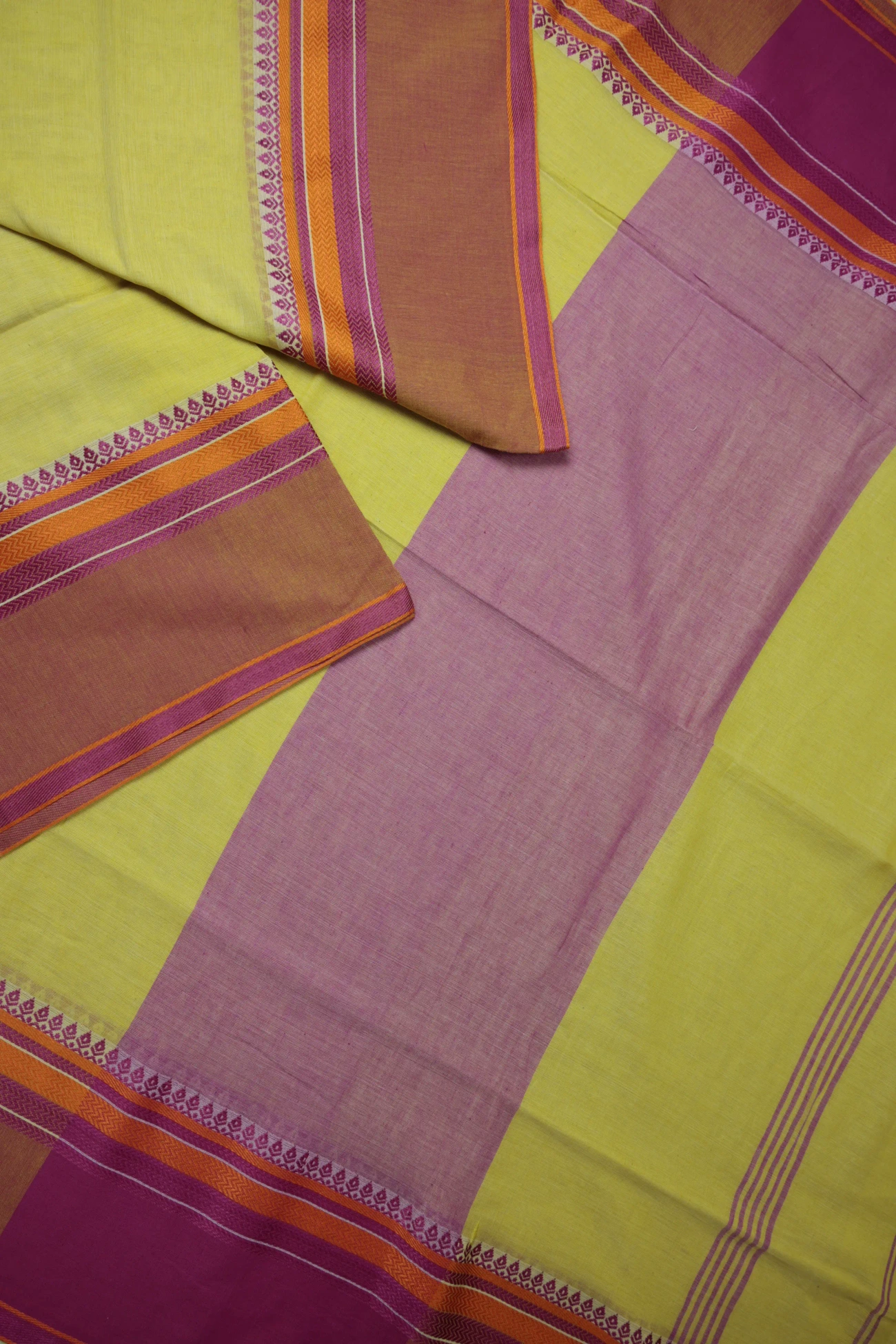 yellow-leaf-bengal-saree-kh001932-b