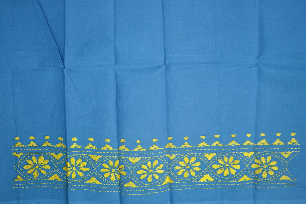 sky-blue-flower-kantha-work-blouse-fabric-kwb002061-b