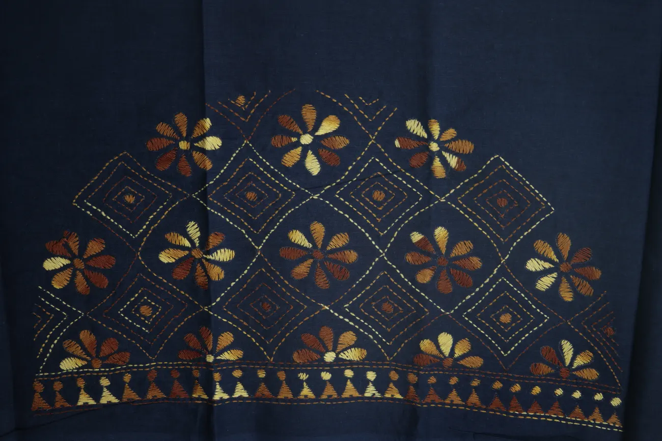 navy-flower-kantha-work-blouse-fabric-kwb002157-b