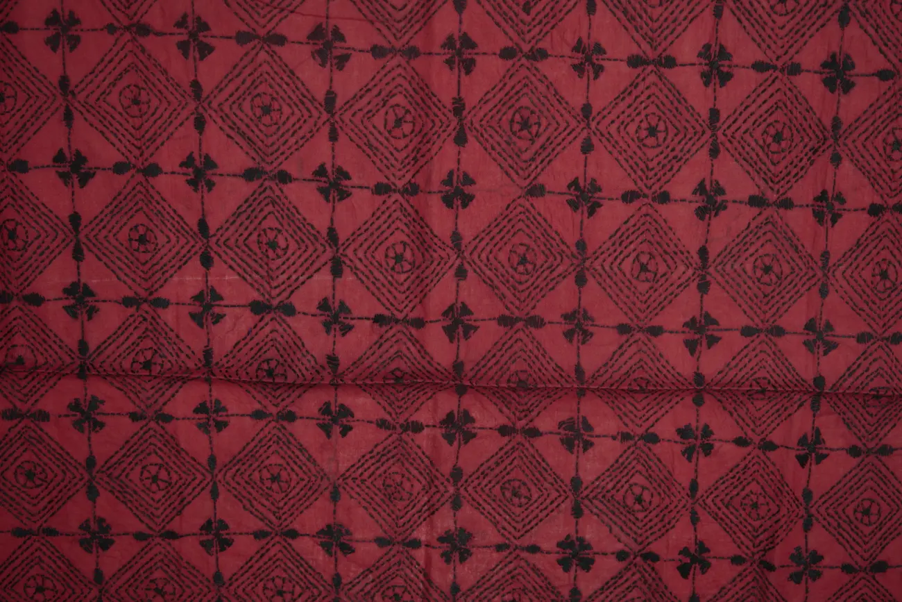 red-flower-kantha-work-blouse-fabric-kwb002134-a