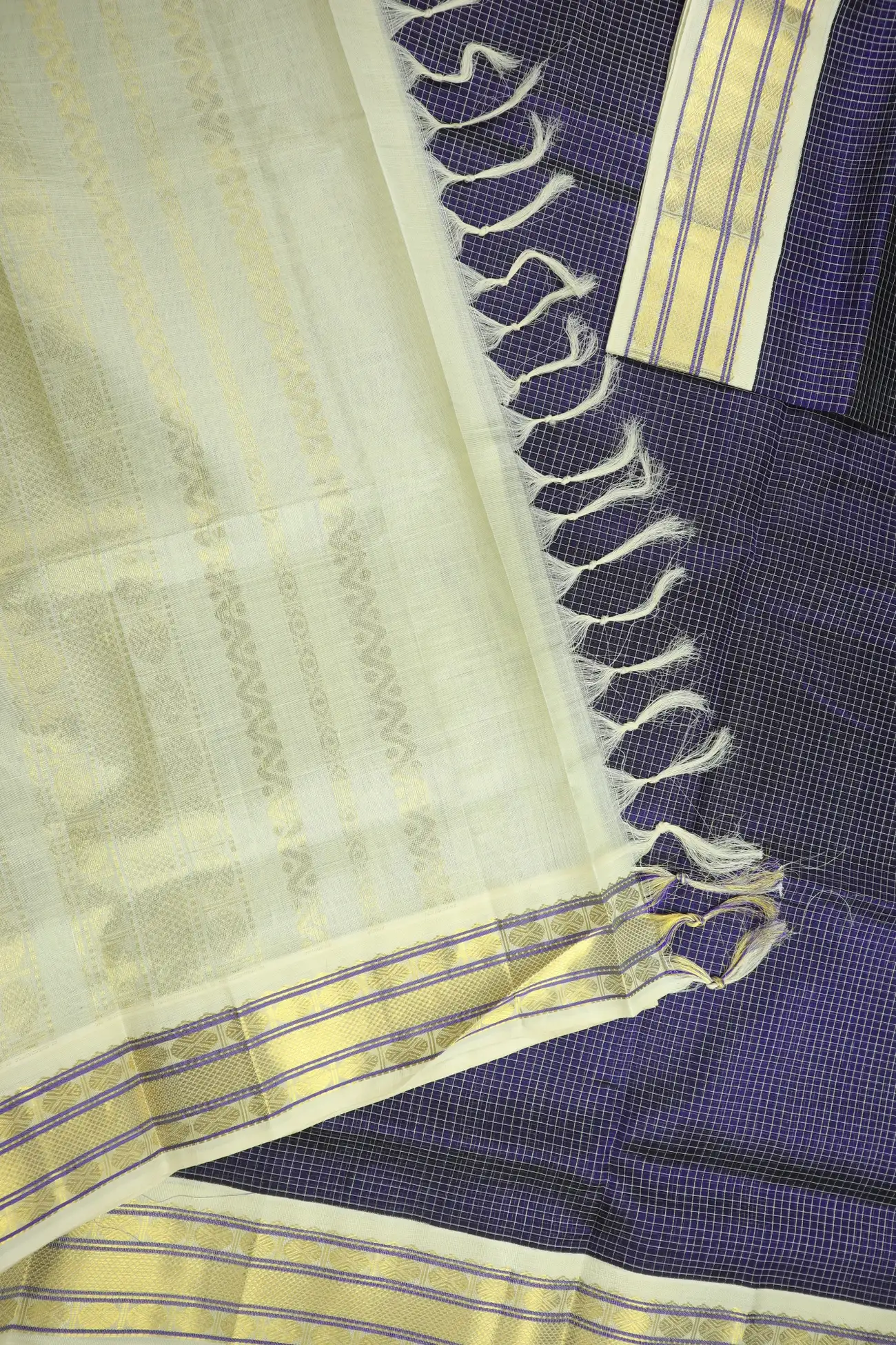 navy-checked-ruthratcham-kanchi-silk-cotton-saree-sc002970-b