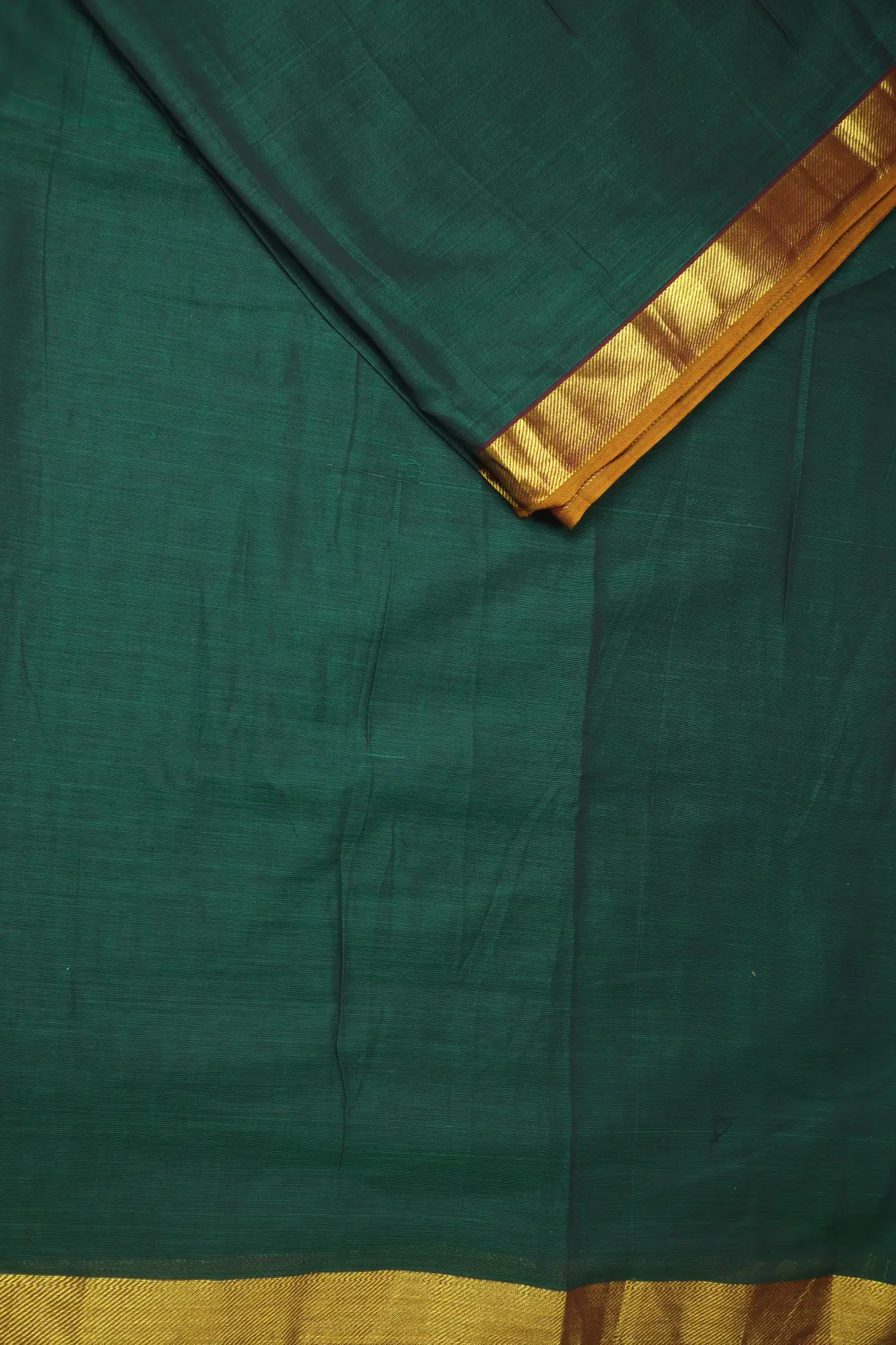 dark-green-bavanji-border-narayanpet-fabric-pf000015-a