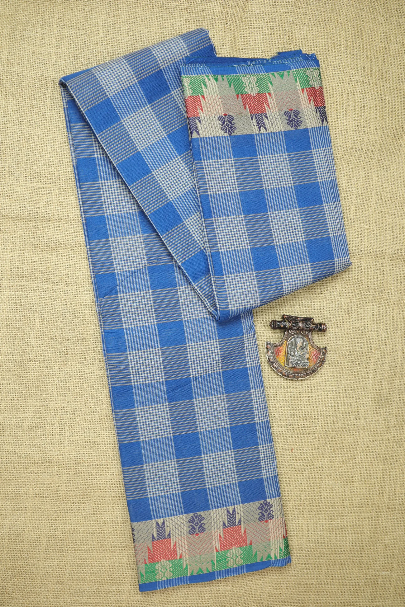 blue-temple-checked-saree-ck002668-a