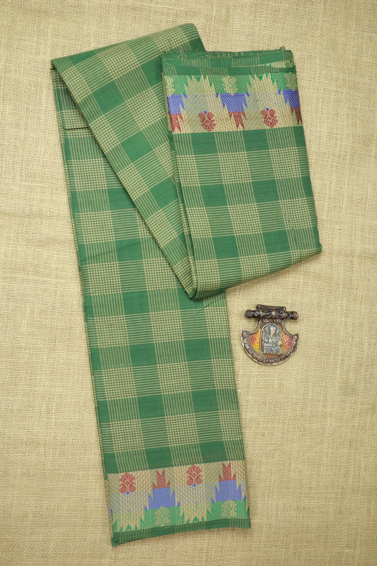light-green-temple-checked-saree-ck002594-a