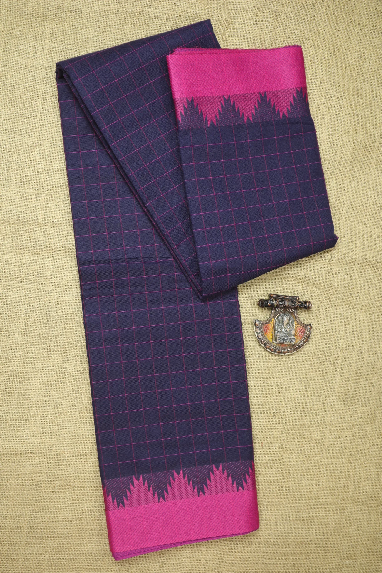 navy-thalampoo-reku-checked-saree-ck002663-1-a