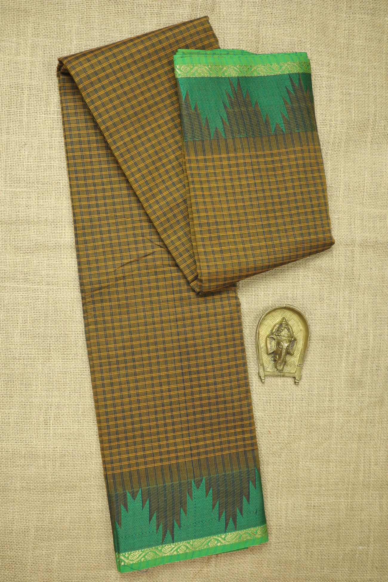 brown-thalampoo-reku-checked-saree-ck002599-a
