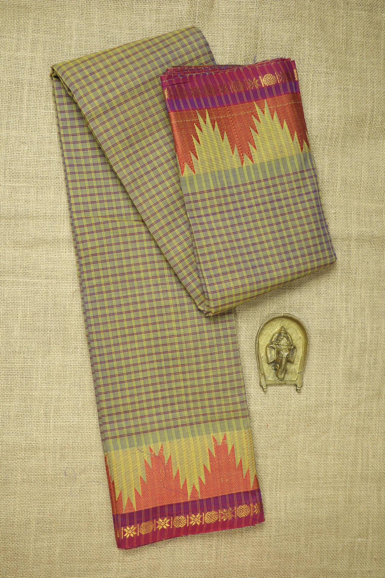 olive-thalampoo-reku-checked-saree-ck002605-a