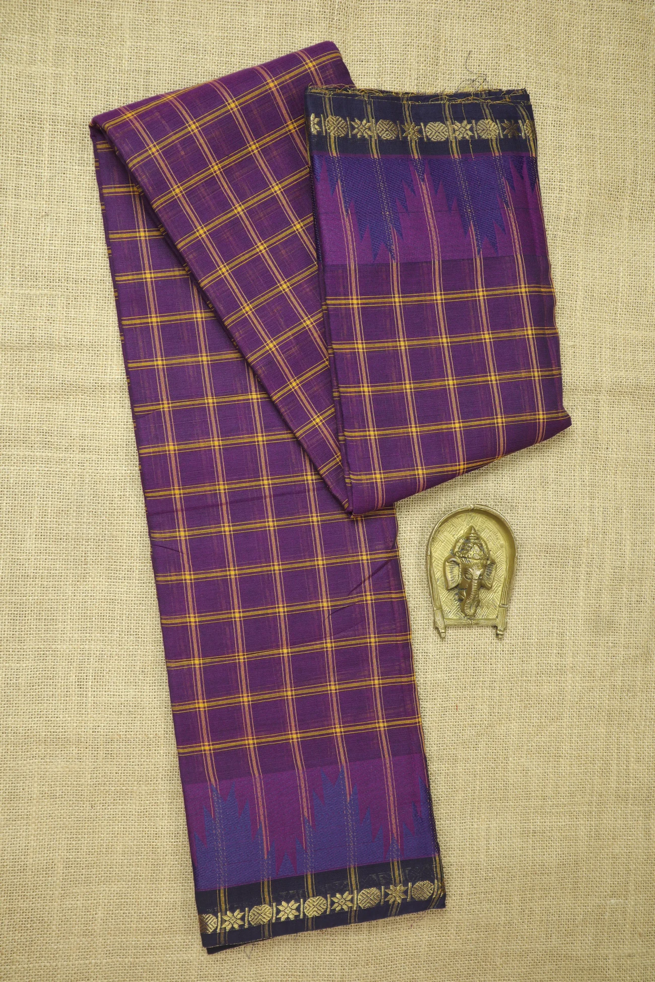 purple-thalampoo-reku-checked-saree-ck002617-a