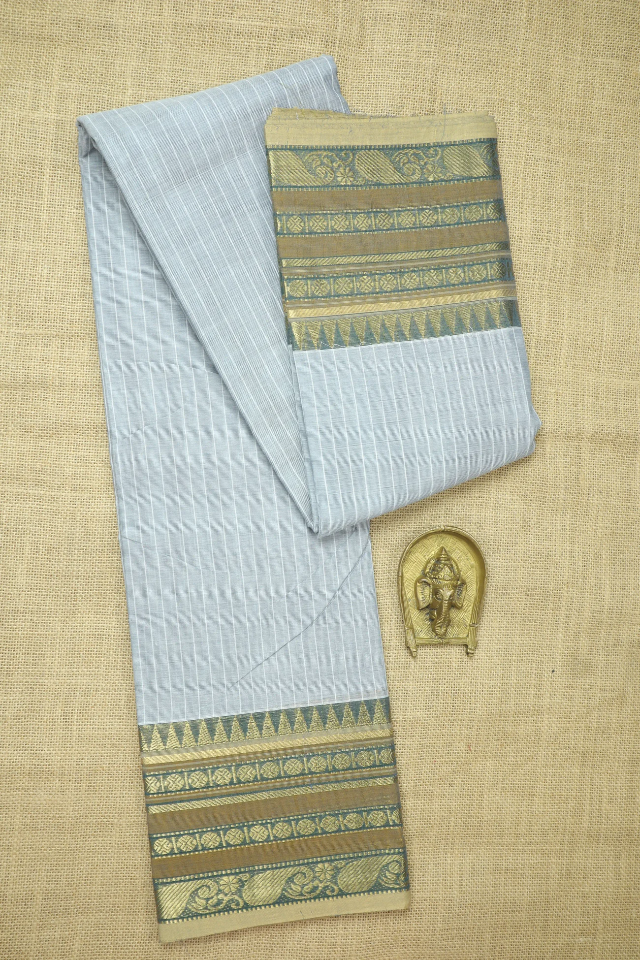 gray-ruthratcham-vertical-stripes-checked-saree-ck002691-a