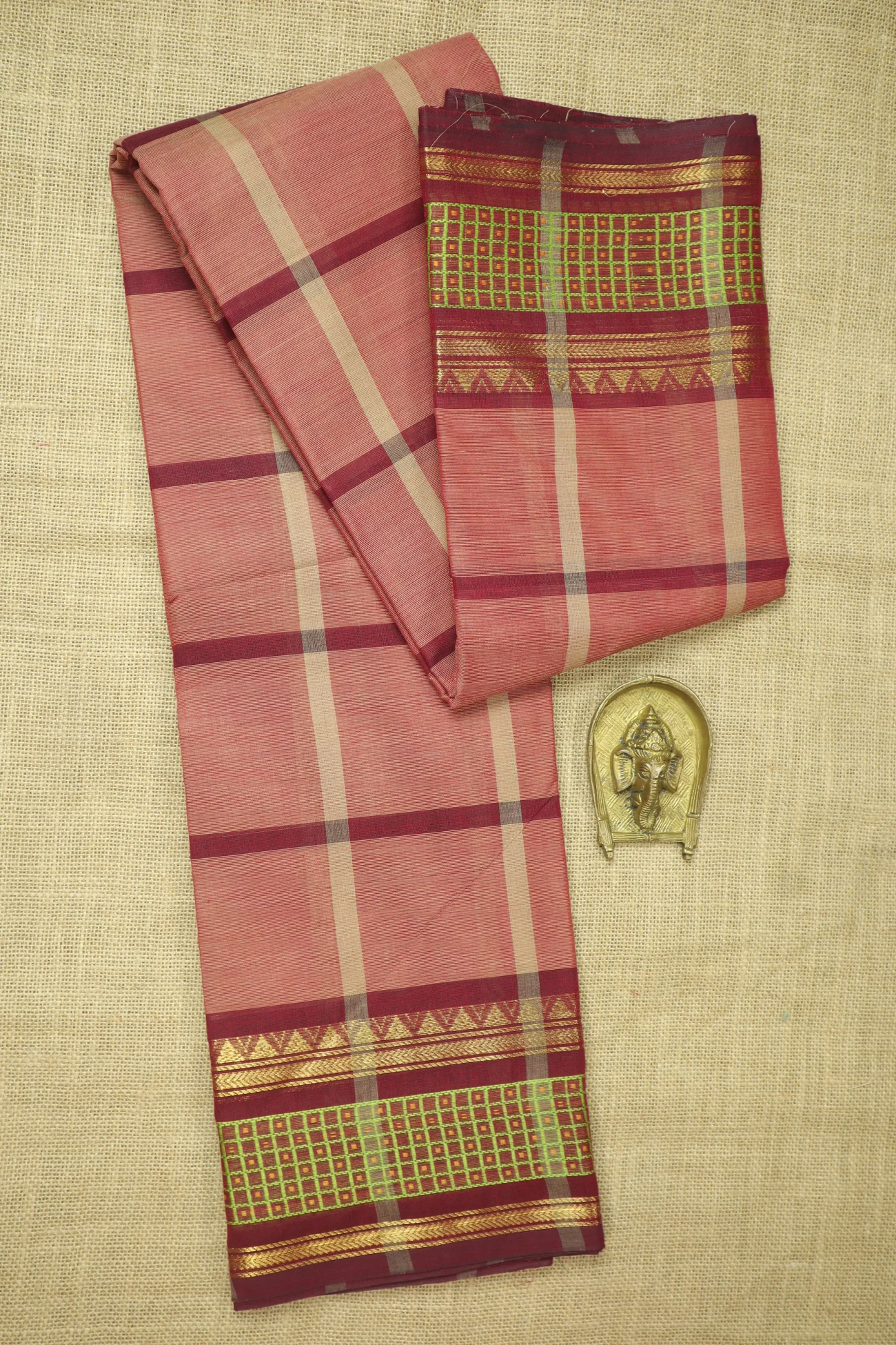 coral-temple-checked-saree-ck002725-a