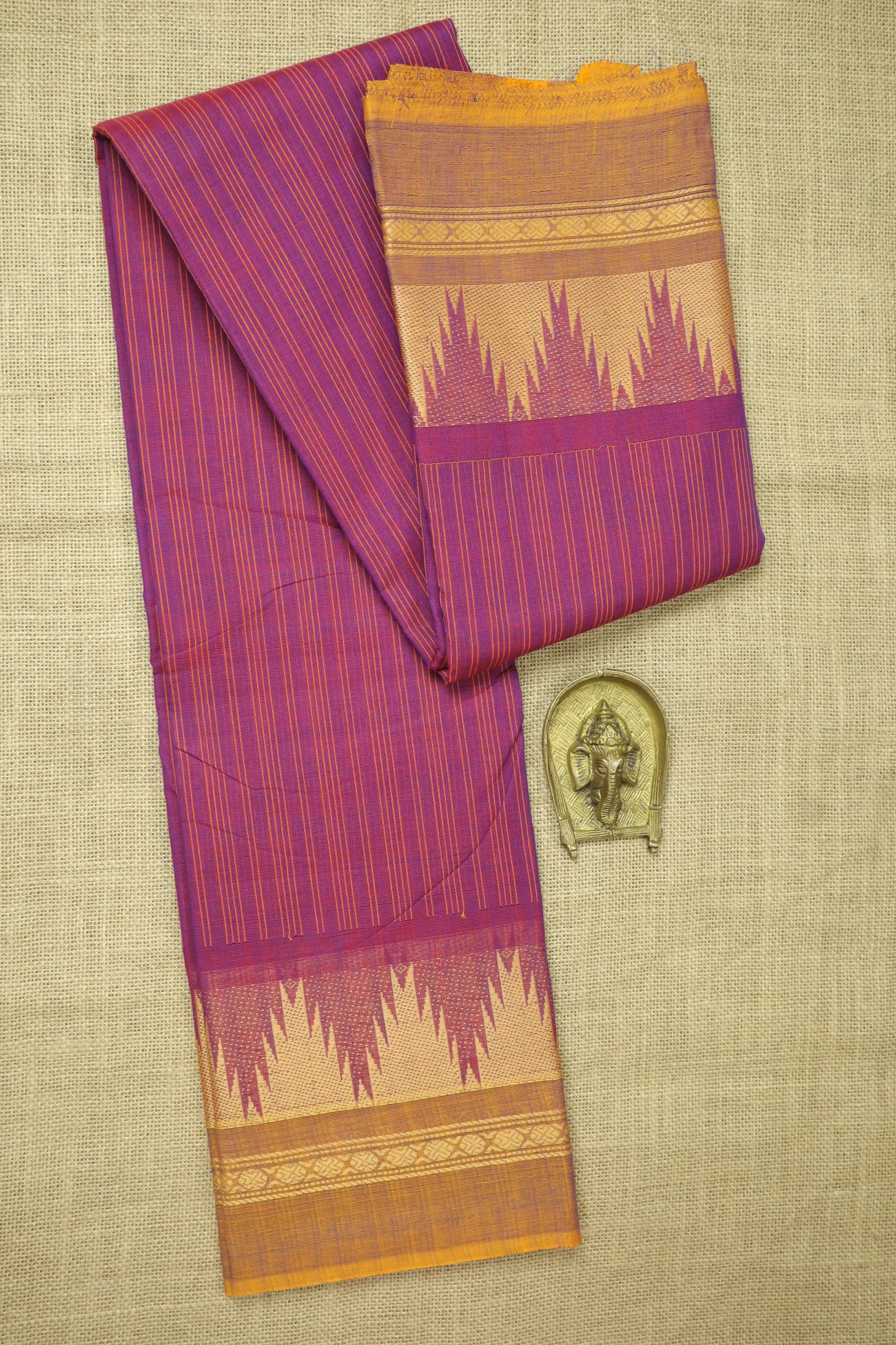 magenta-thalampoo-reku-checked-saree-ck002703-a