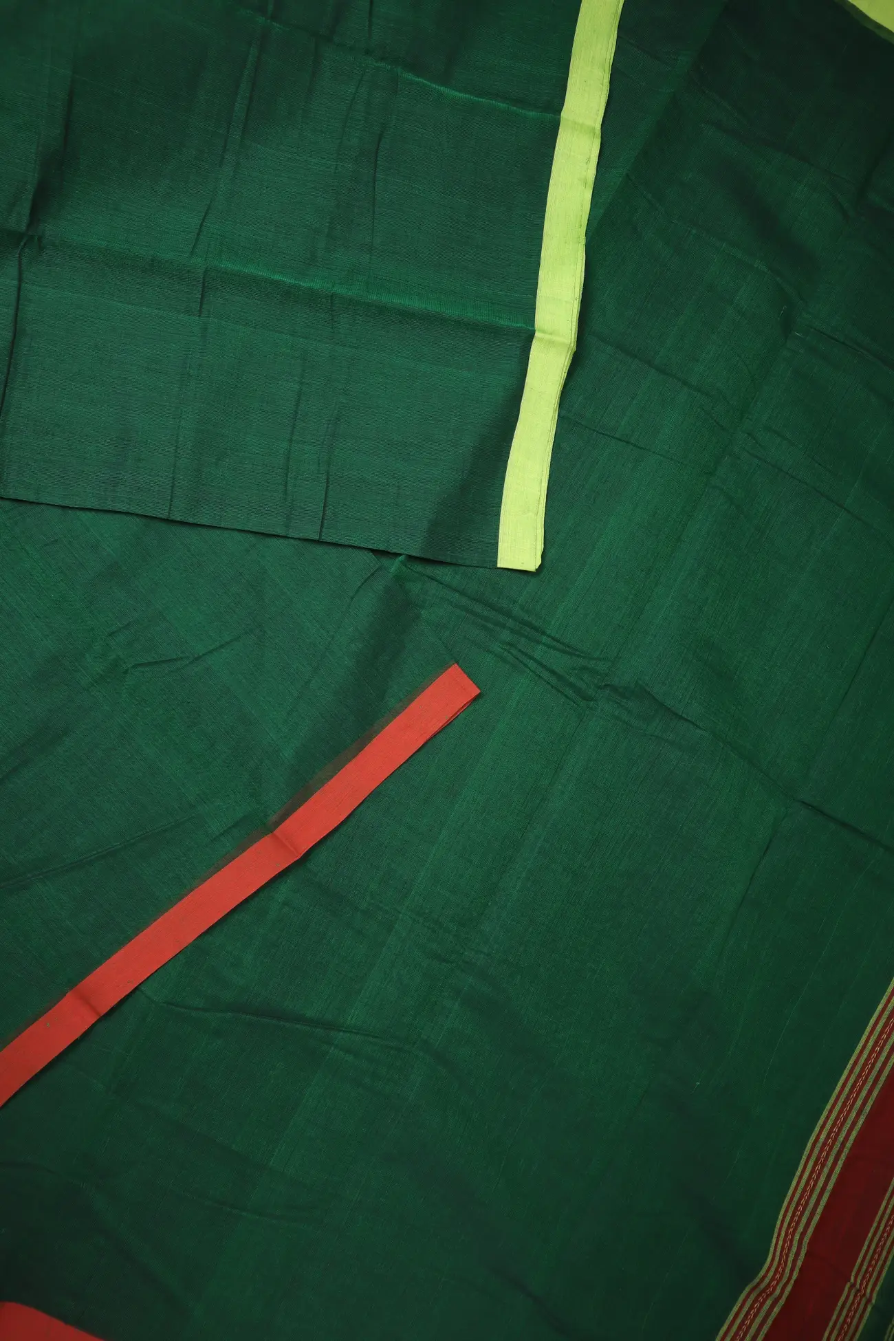 dark-green-plain-begumpuri-sarees-kv001493-b