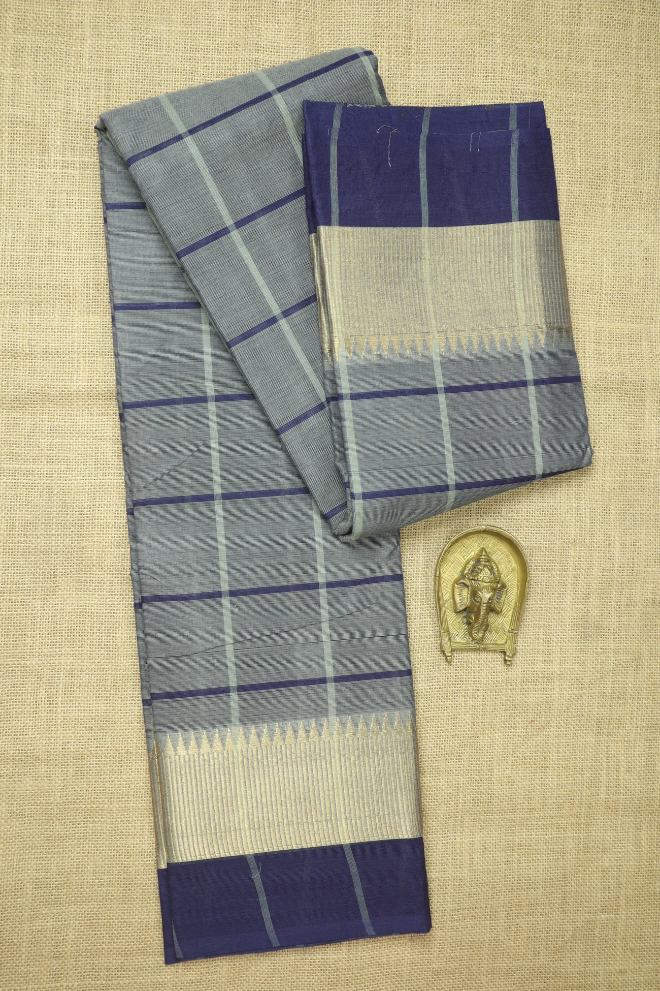 gray-temple-checked-saree-ck002619-a