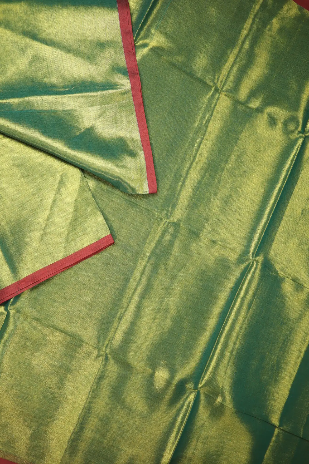 olive-drab-plain-tissue-saree-kh001962-b