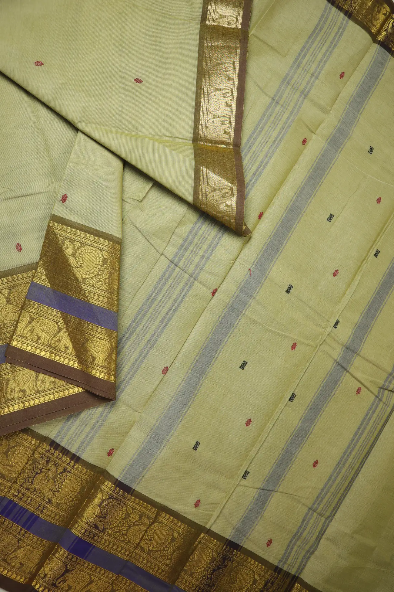 tan-elephant-peacock-grand-chettinad-saree-gc002365-b