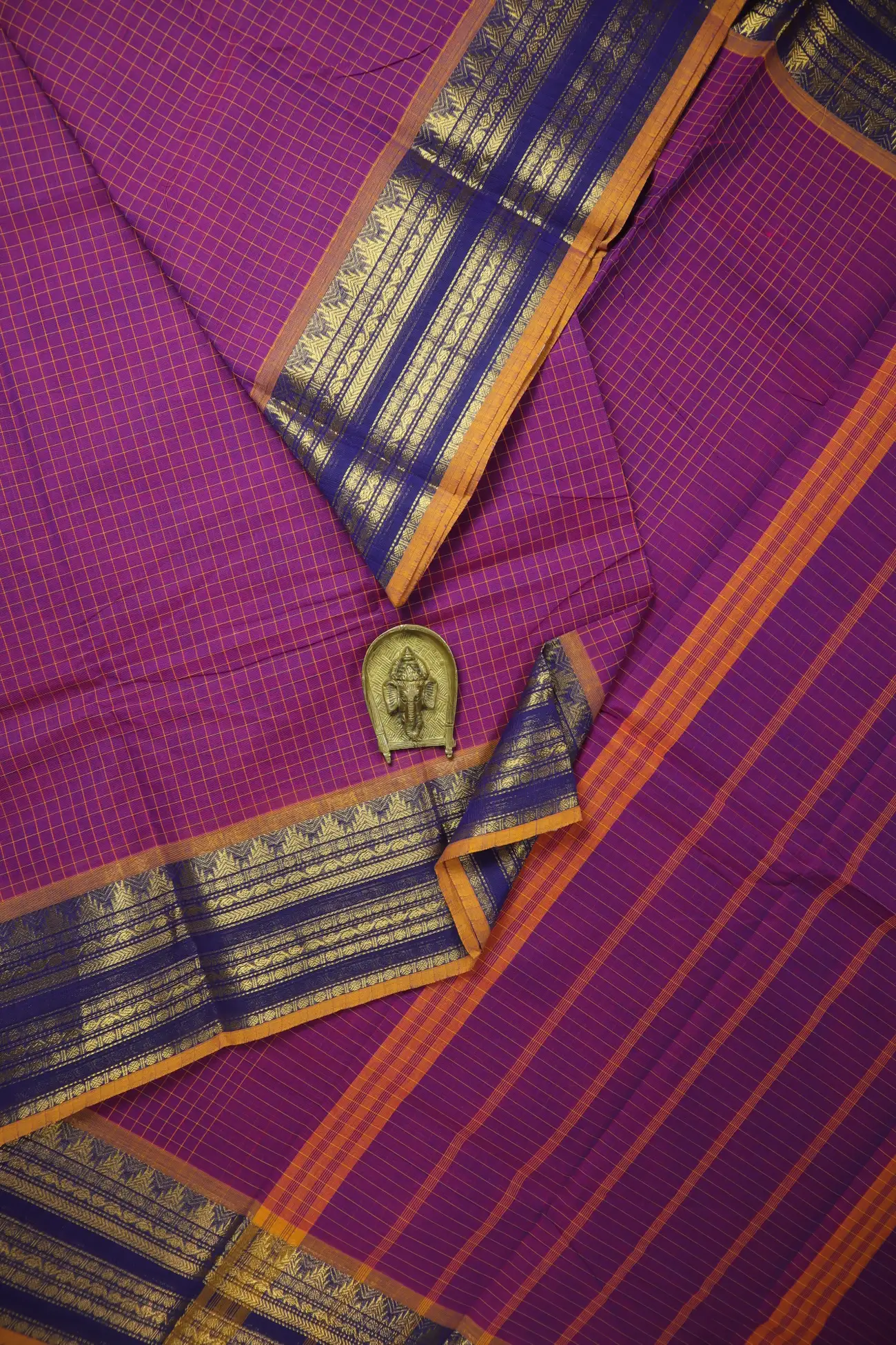 magenta-temple-checked-saree-ck002719-a
