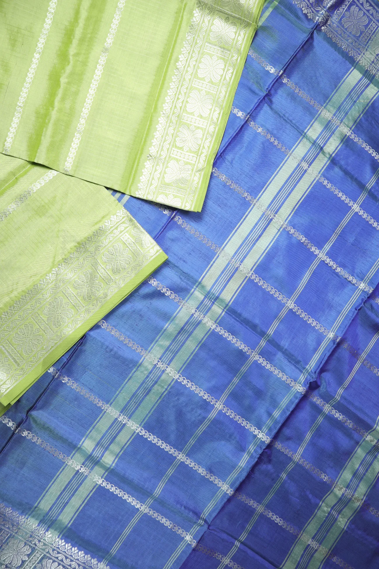 green-veldhari-flower-banana-pith-saree-bps000534-b