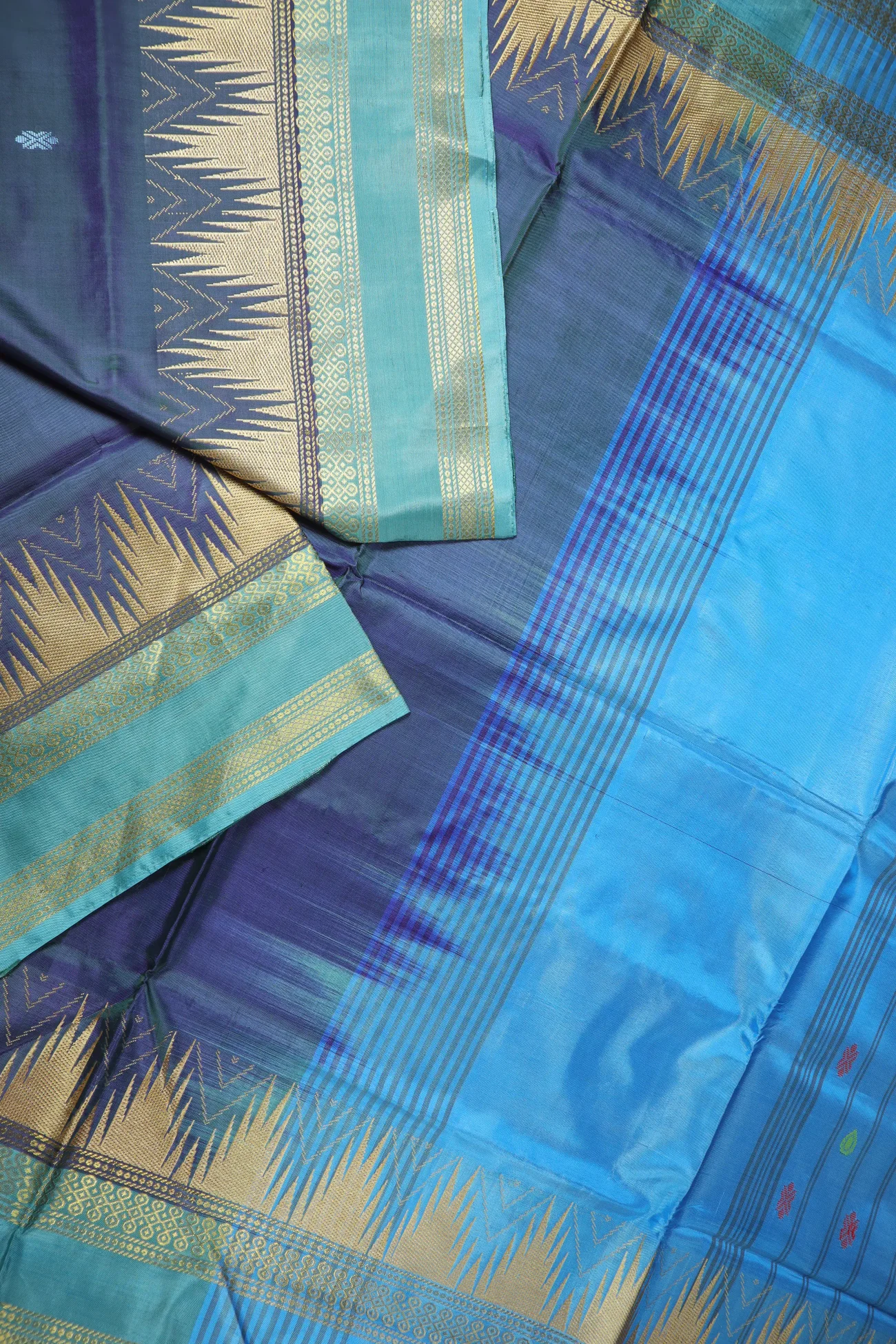 voilet-blue-temple-kolam-banana-pith-saree-bps000561-b