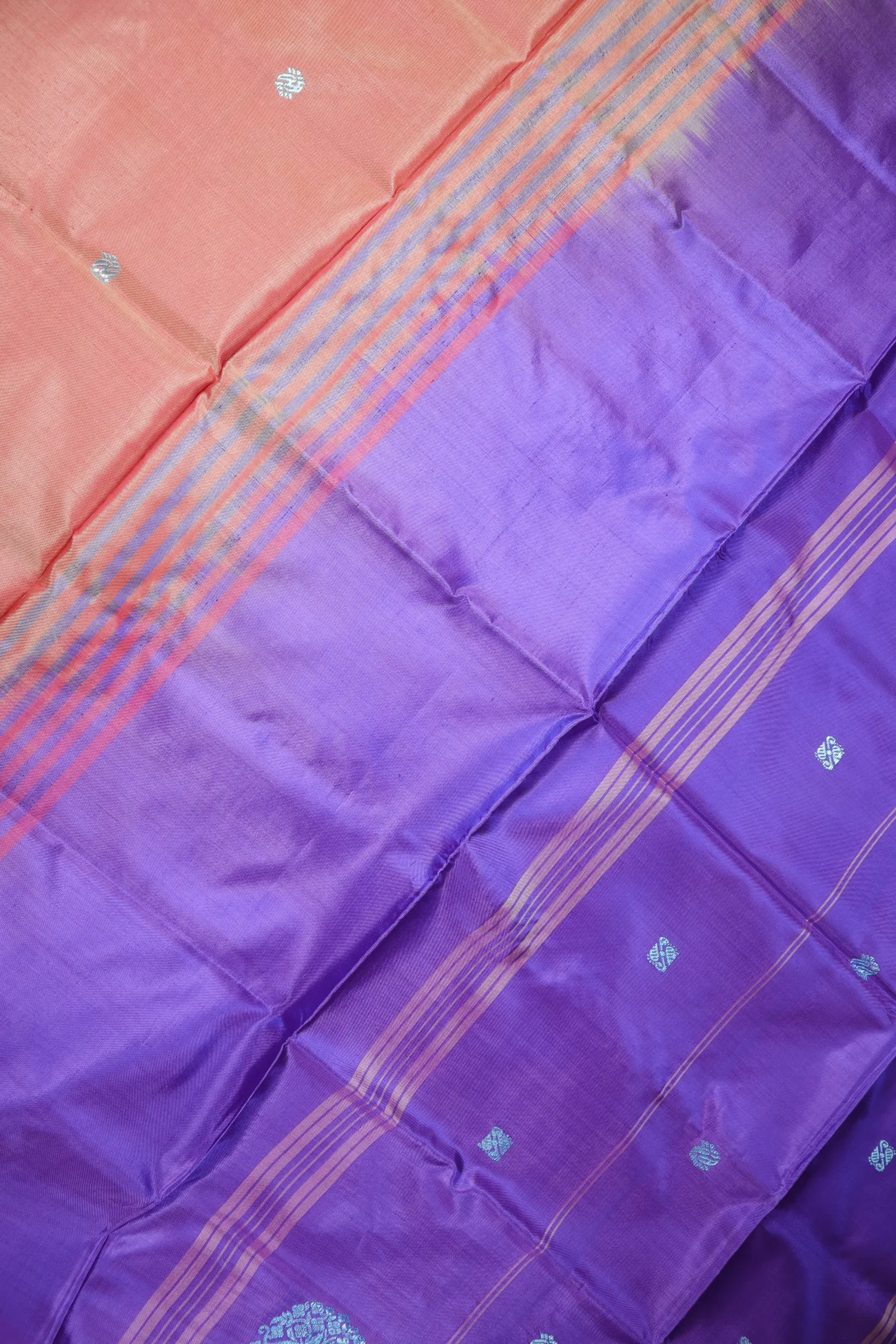 coral-flower-pot-banana-pith-saree-bps000521-c