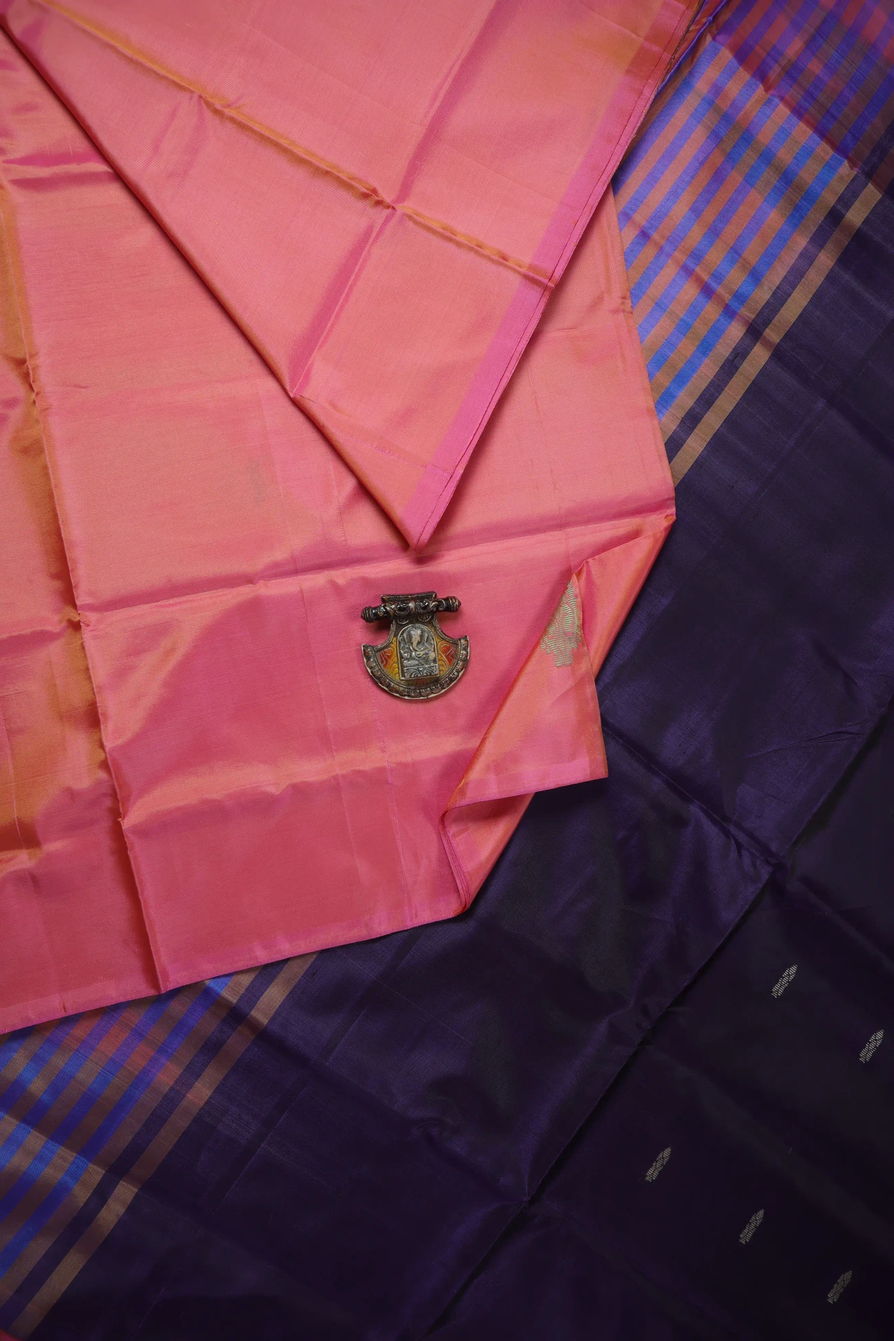 pink-flower-banana-pith-saree-bps000555-a