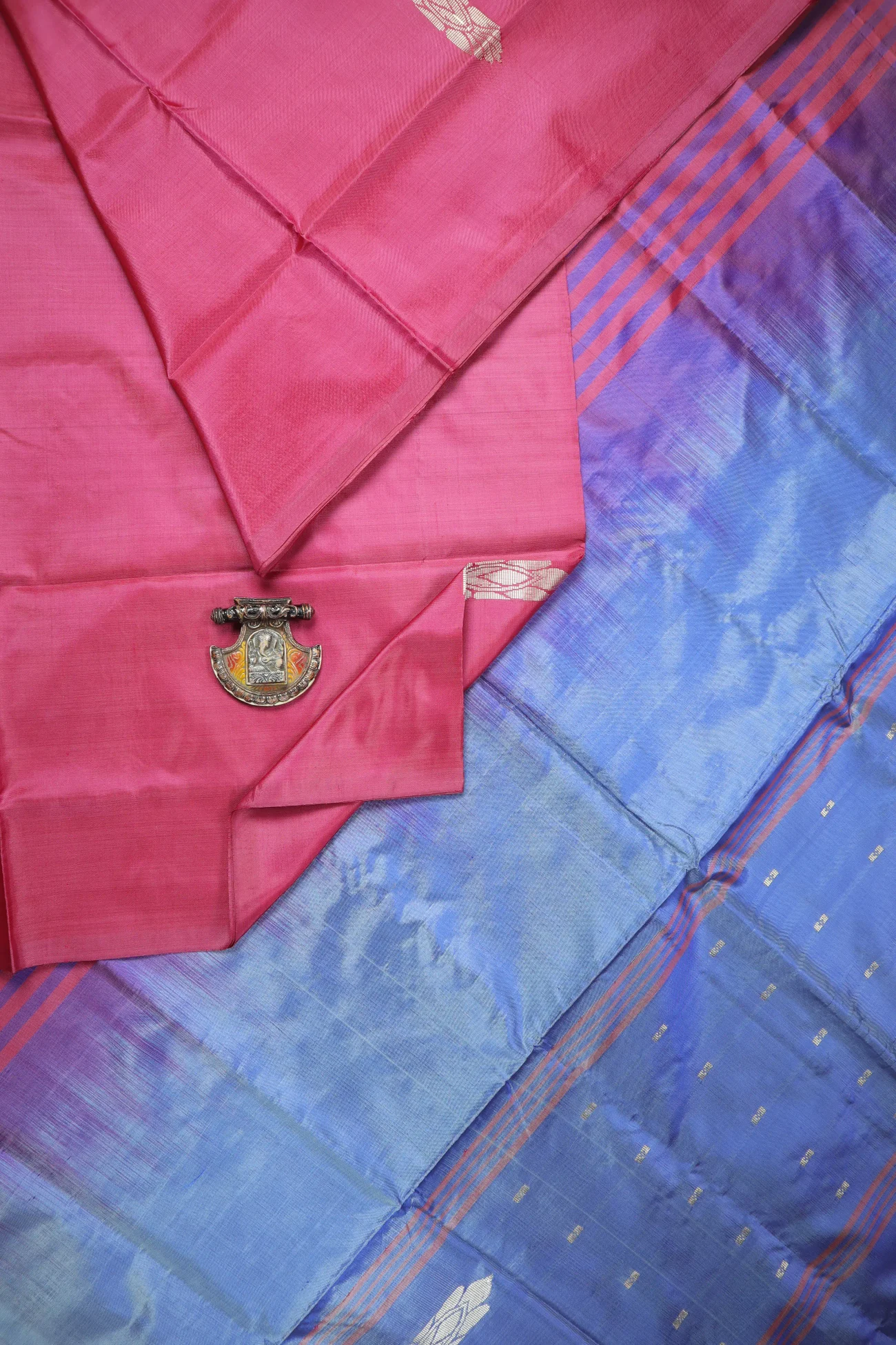 magenta-flower-banana-pith-saree-bps000552-a