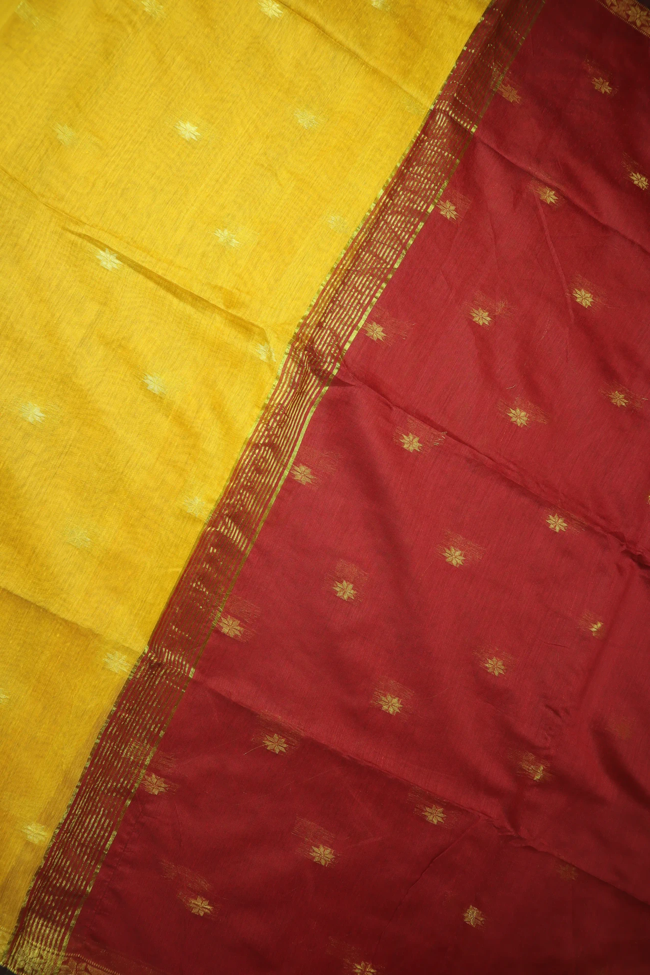 mustard-flower-bengal-saree-kh002015-c