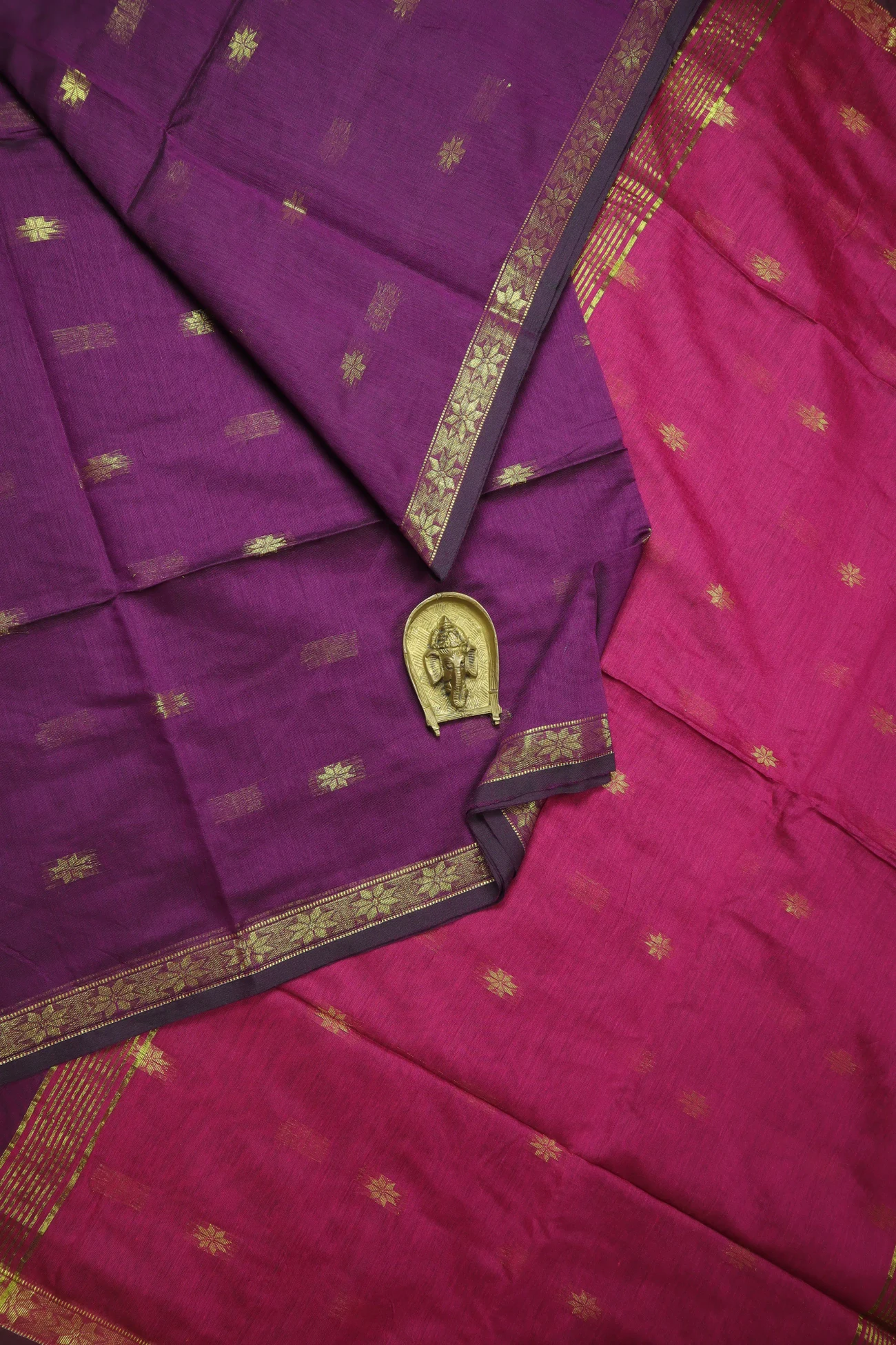 purple-flower-bengal-saree-kh001991-a