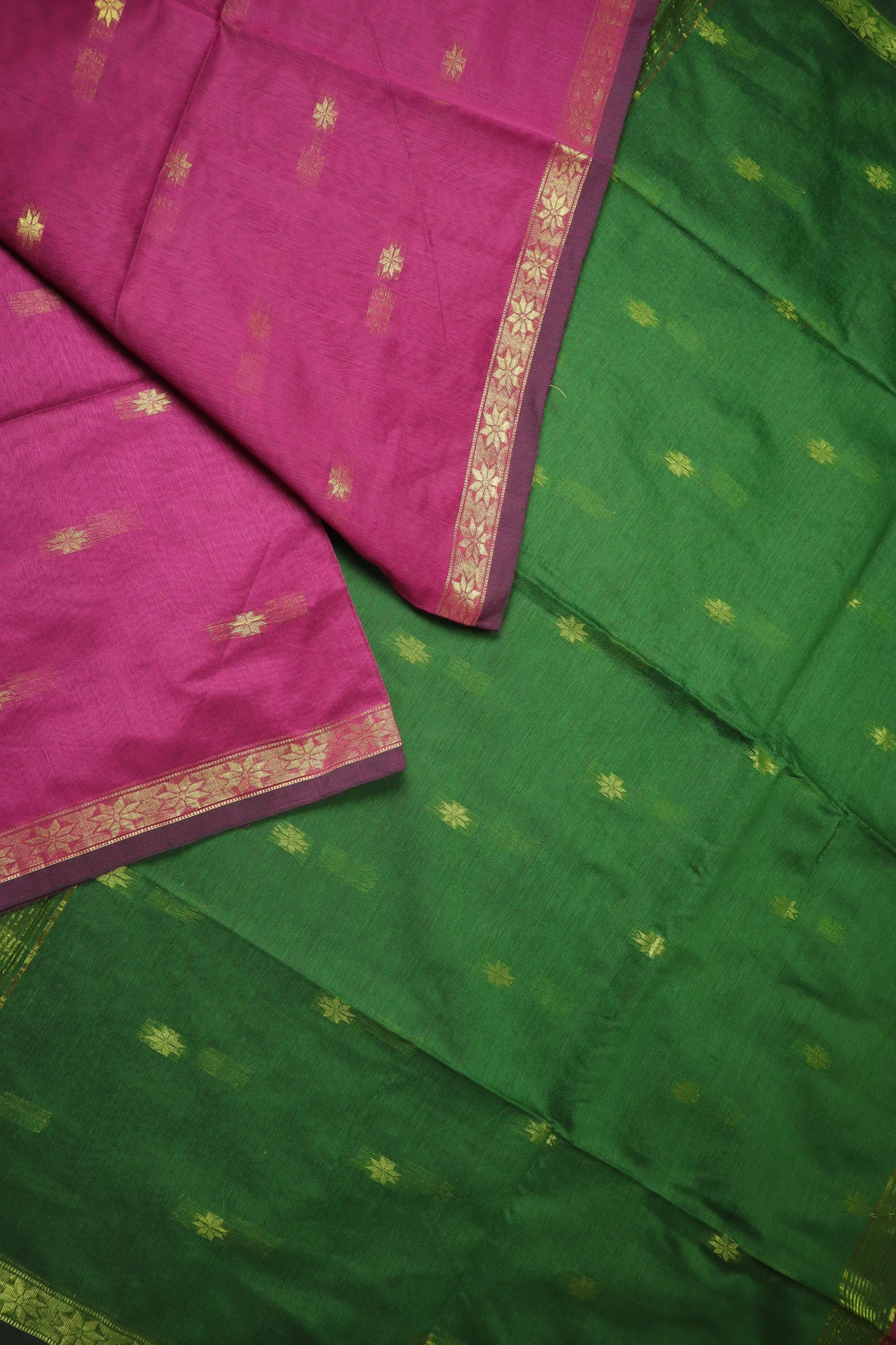 magenta-flower-bengal-saree-kh001990-b