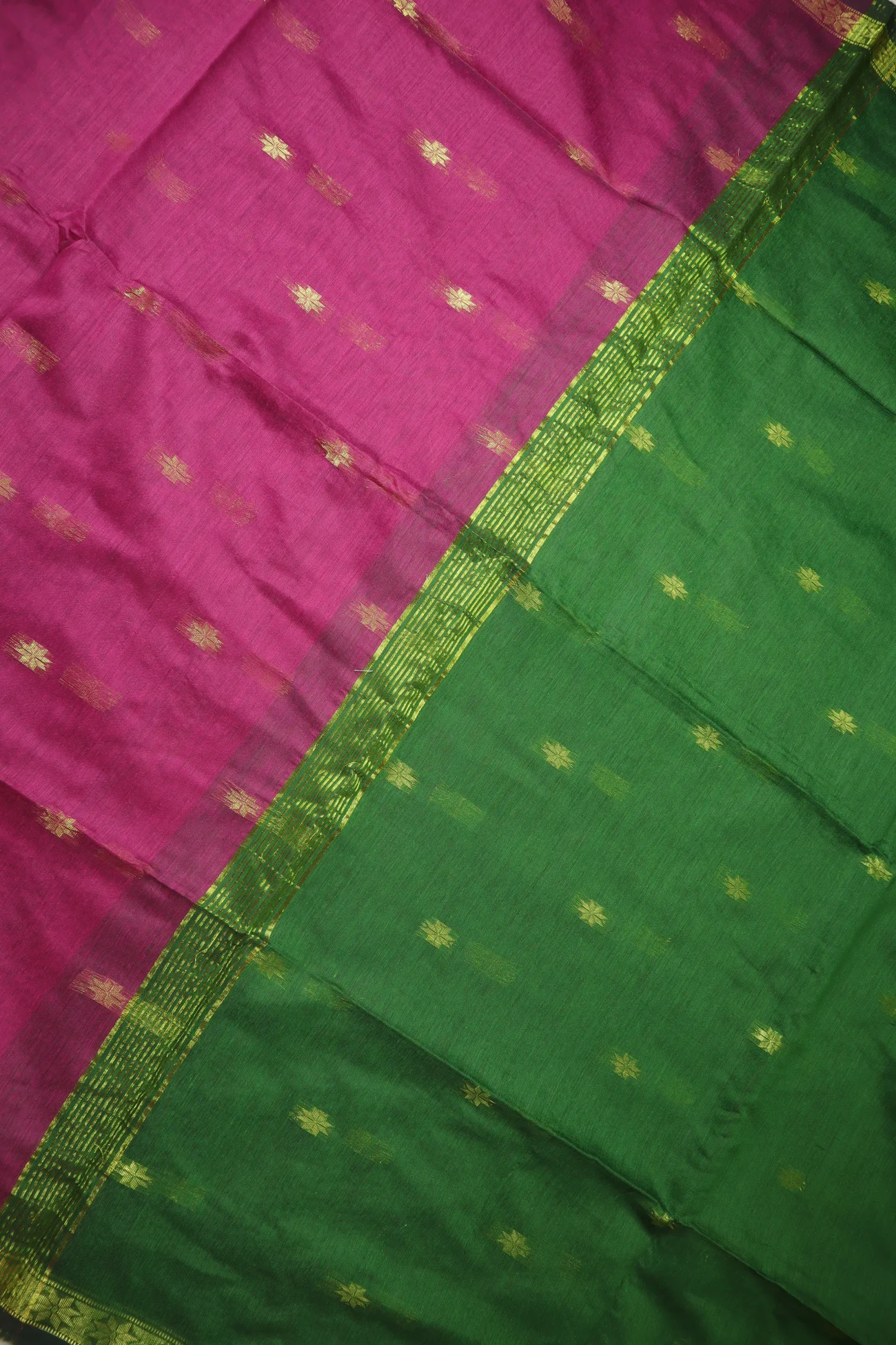 magenta-flower-bengal-saree-kh001990-c