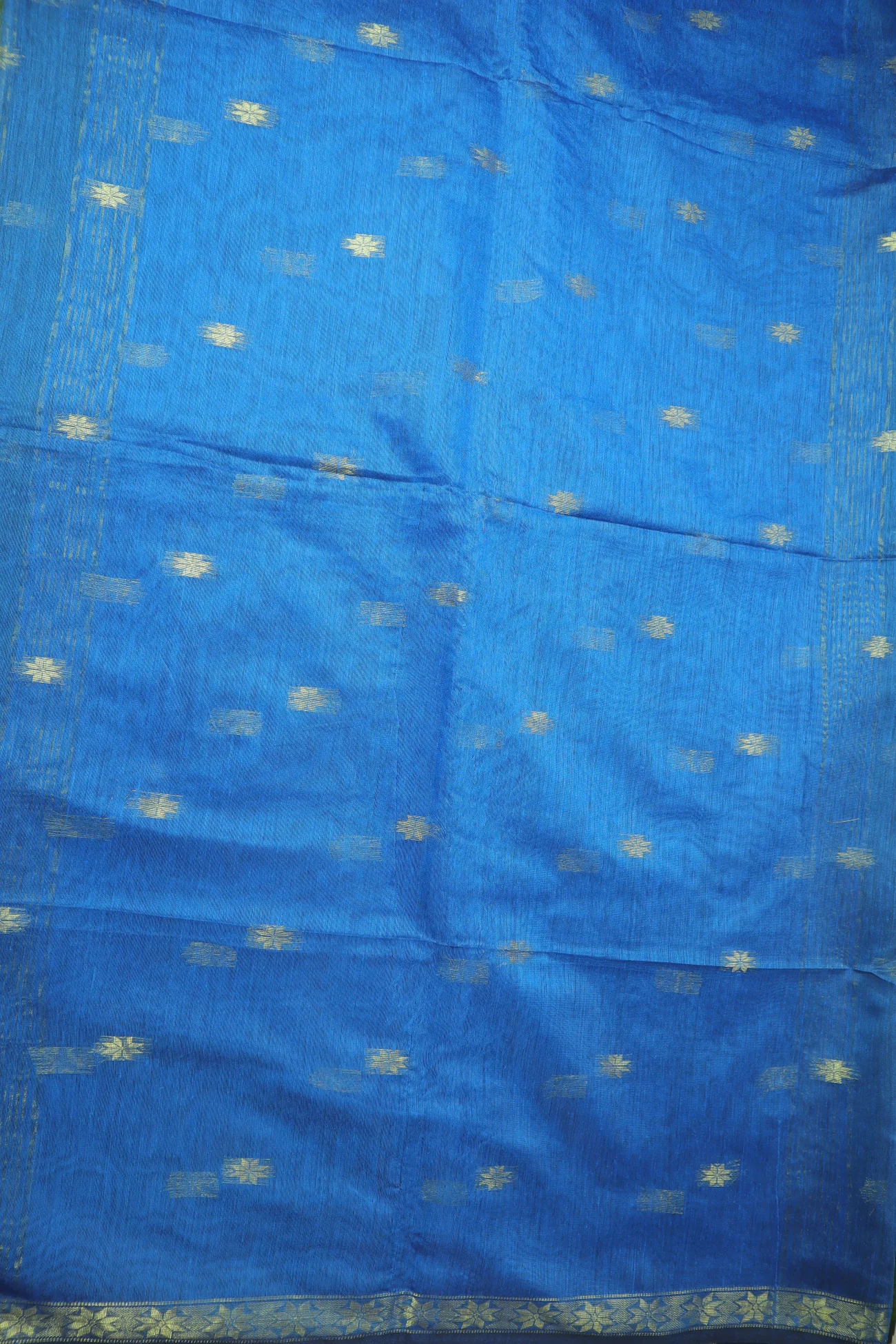 green-flower-bengal-saree-kh001996-d