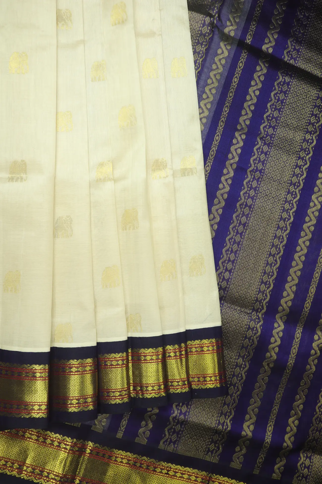 off-white-elephant-silk-cotton-saree-sc002998-a